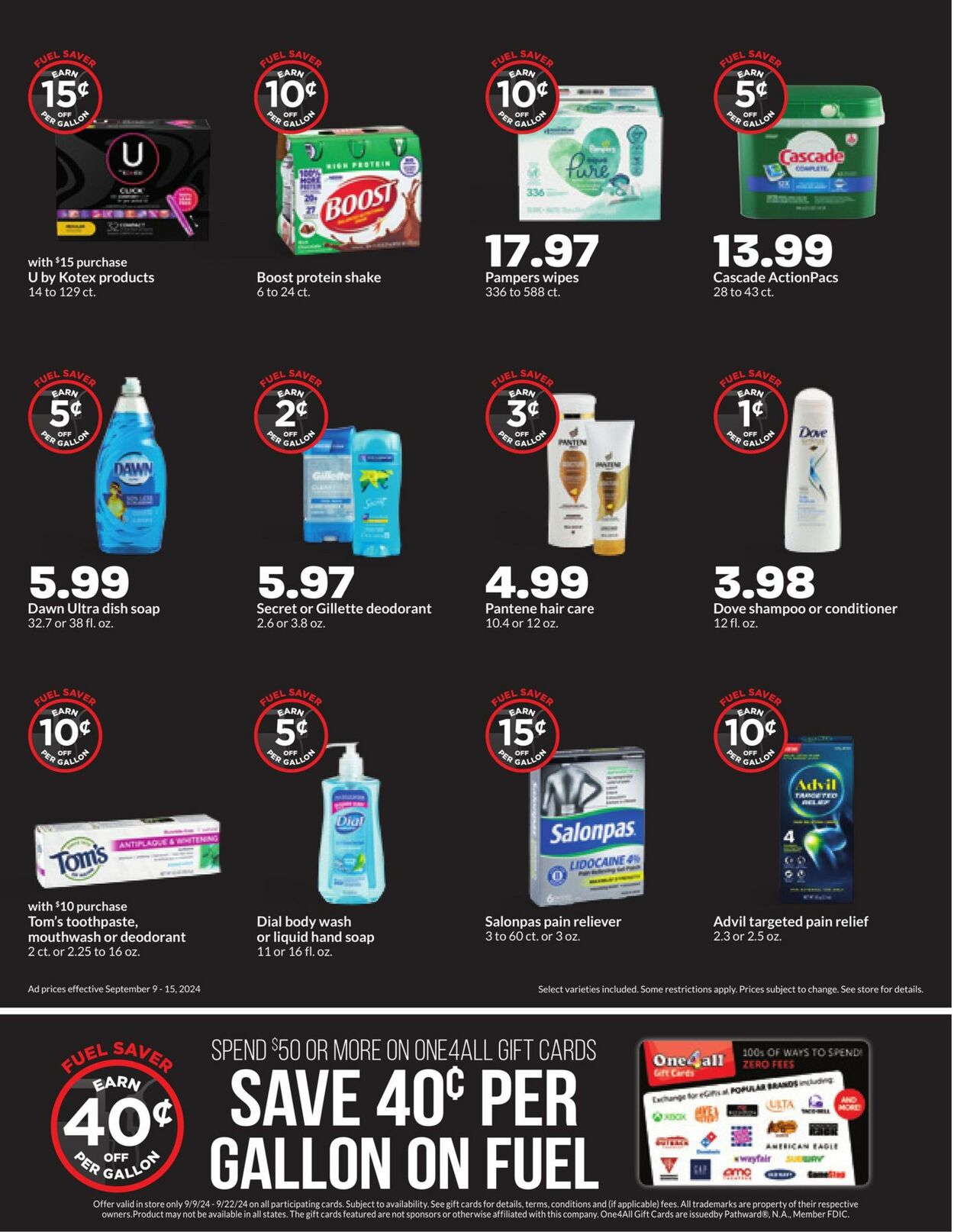 Catalogue HyVee from 09/09/2024