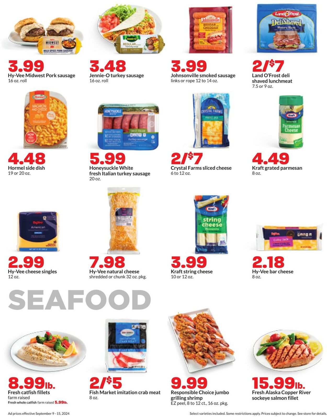 Catalogue HyVee from 09/09/2024