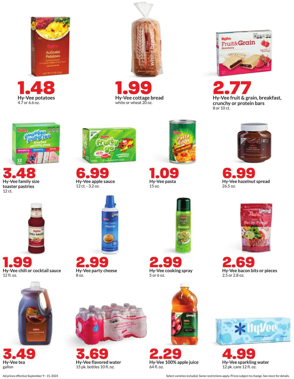 Catalogue HyVee from 09/09/2024