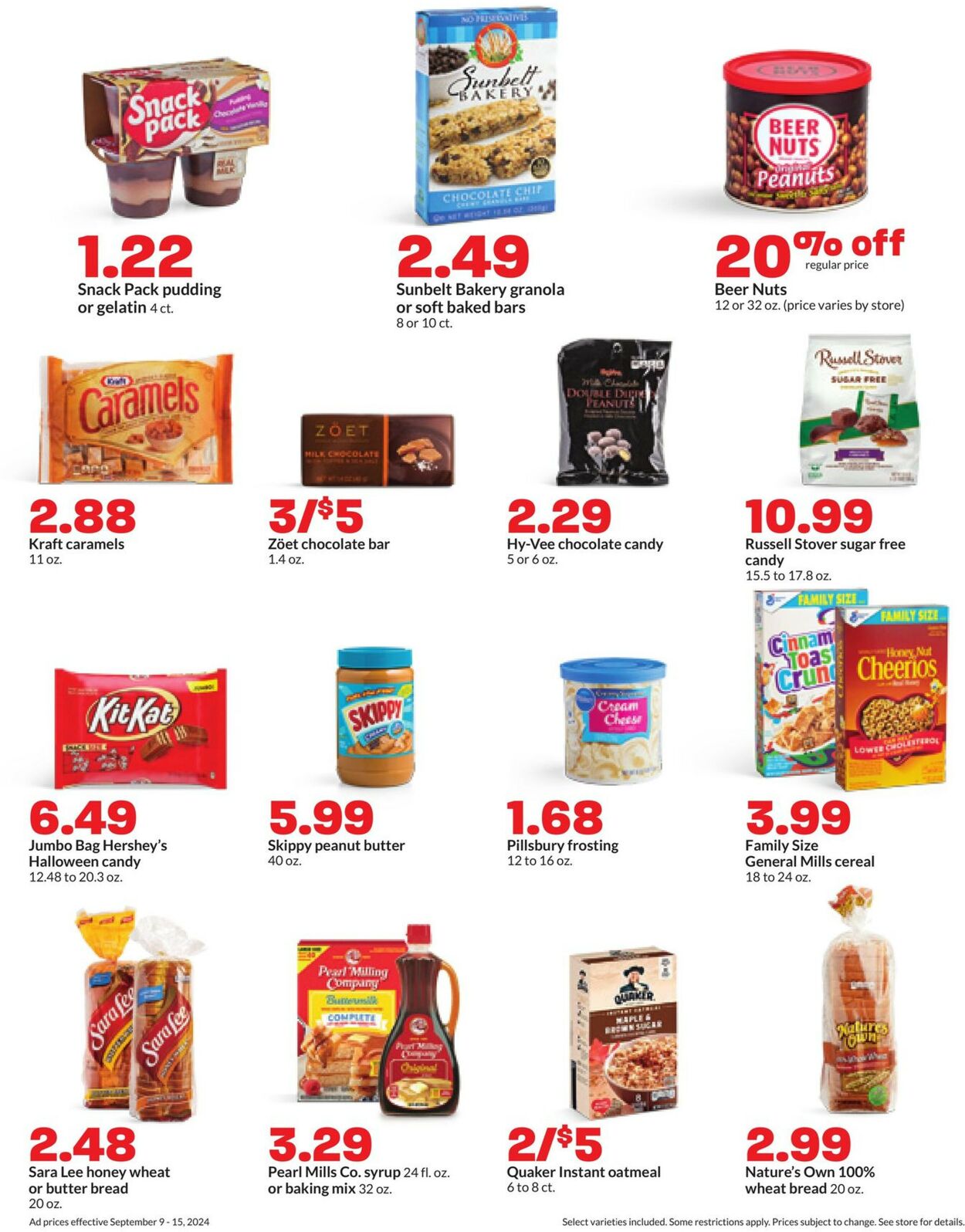 Catalogue HyVee from 09/09/2024