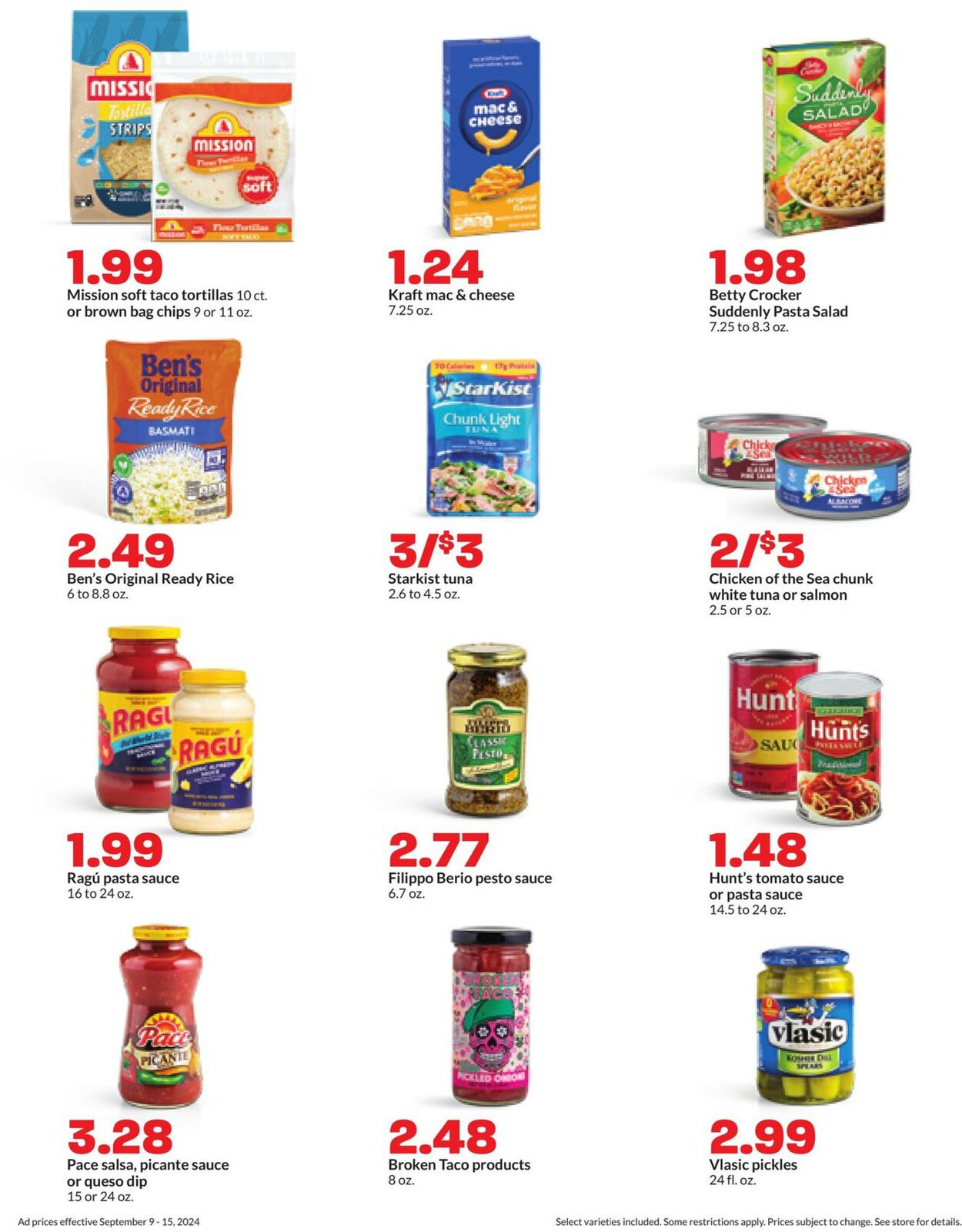 Catalogue HyVee from 09/09/2024