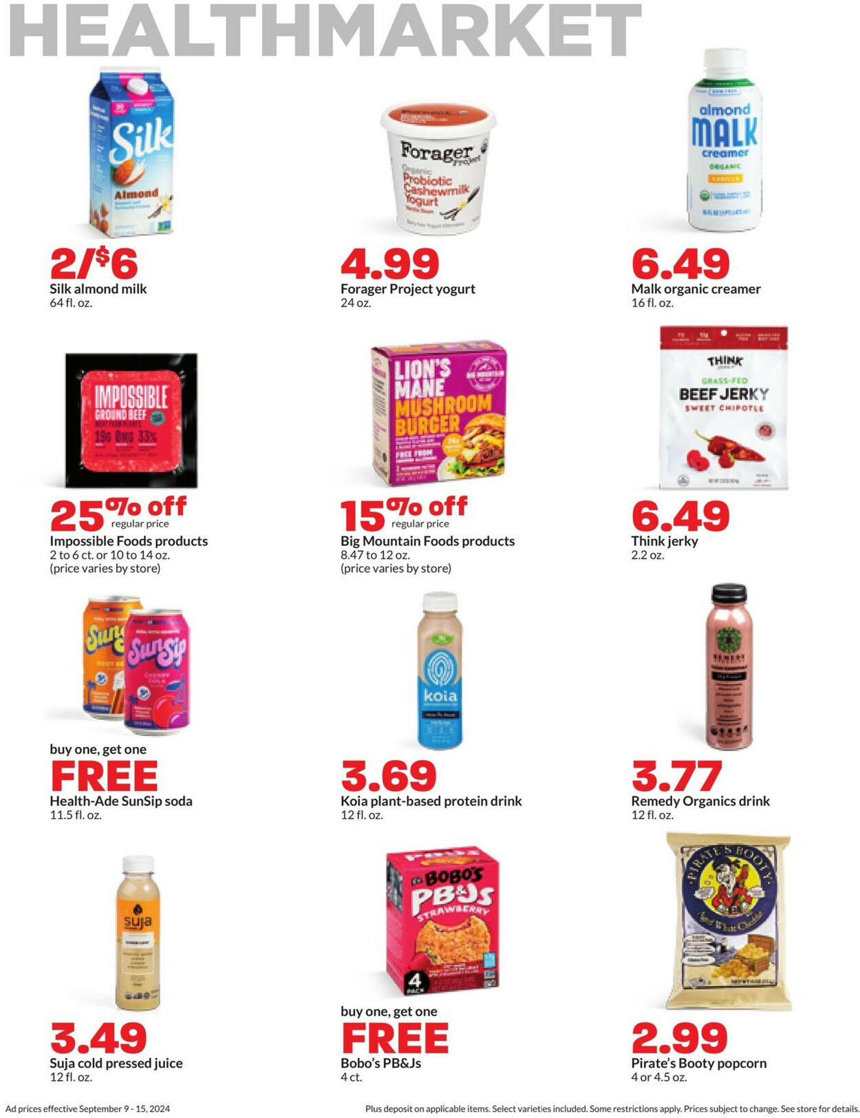 Catalogue HyVee from 09/09/2024