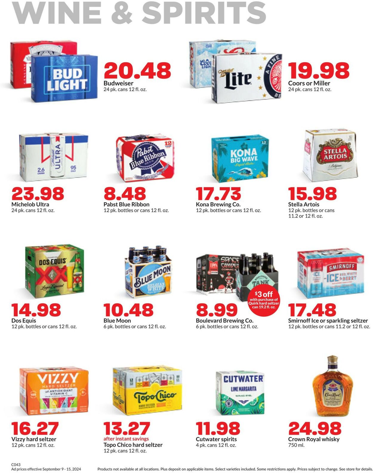 Catalogue HyVee from 09/09/2024