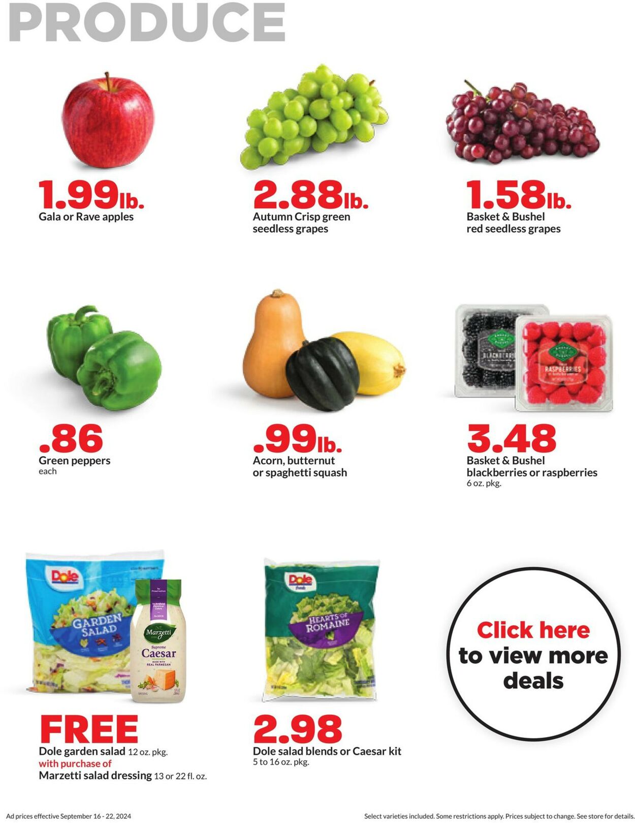 Catalogue HyVee from 09/16/2024