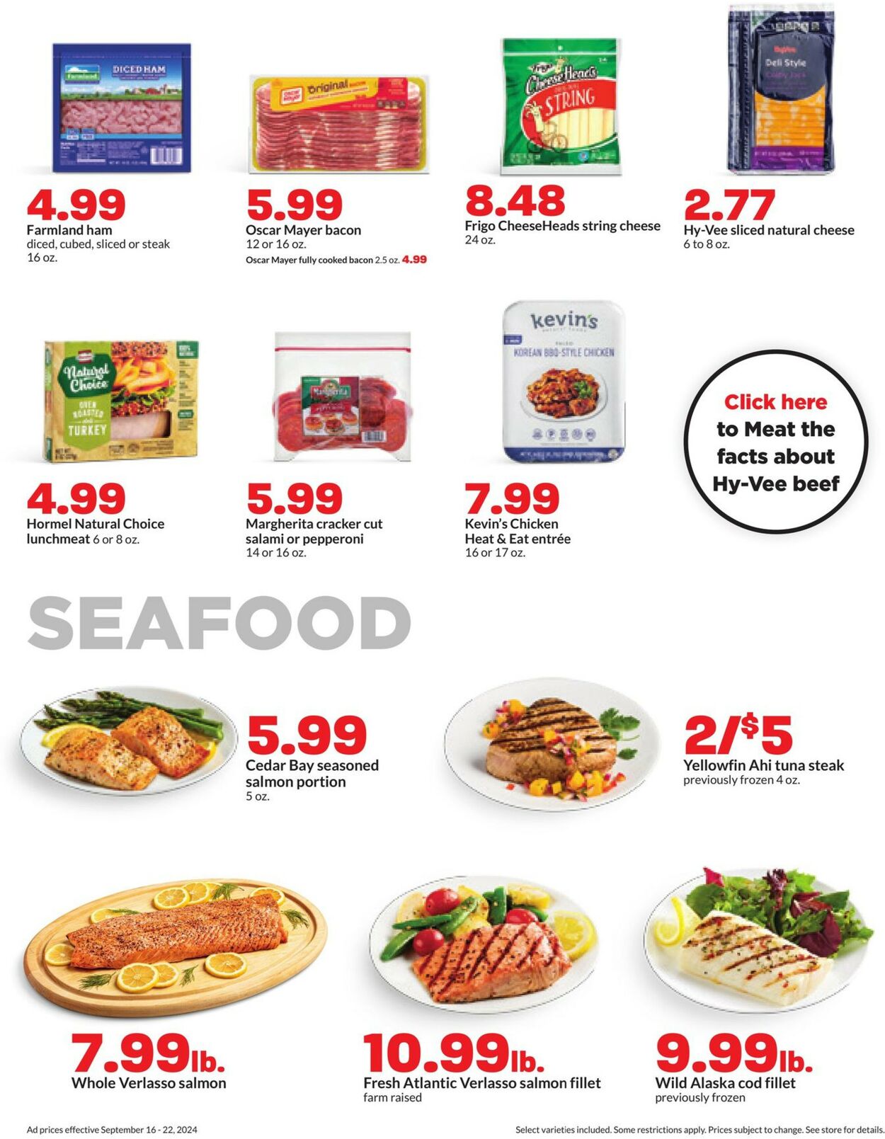 Catalogue HyVee from 09/16/2024