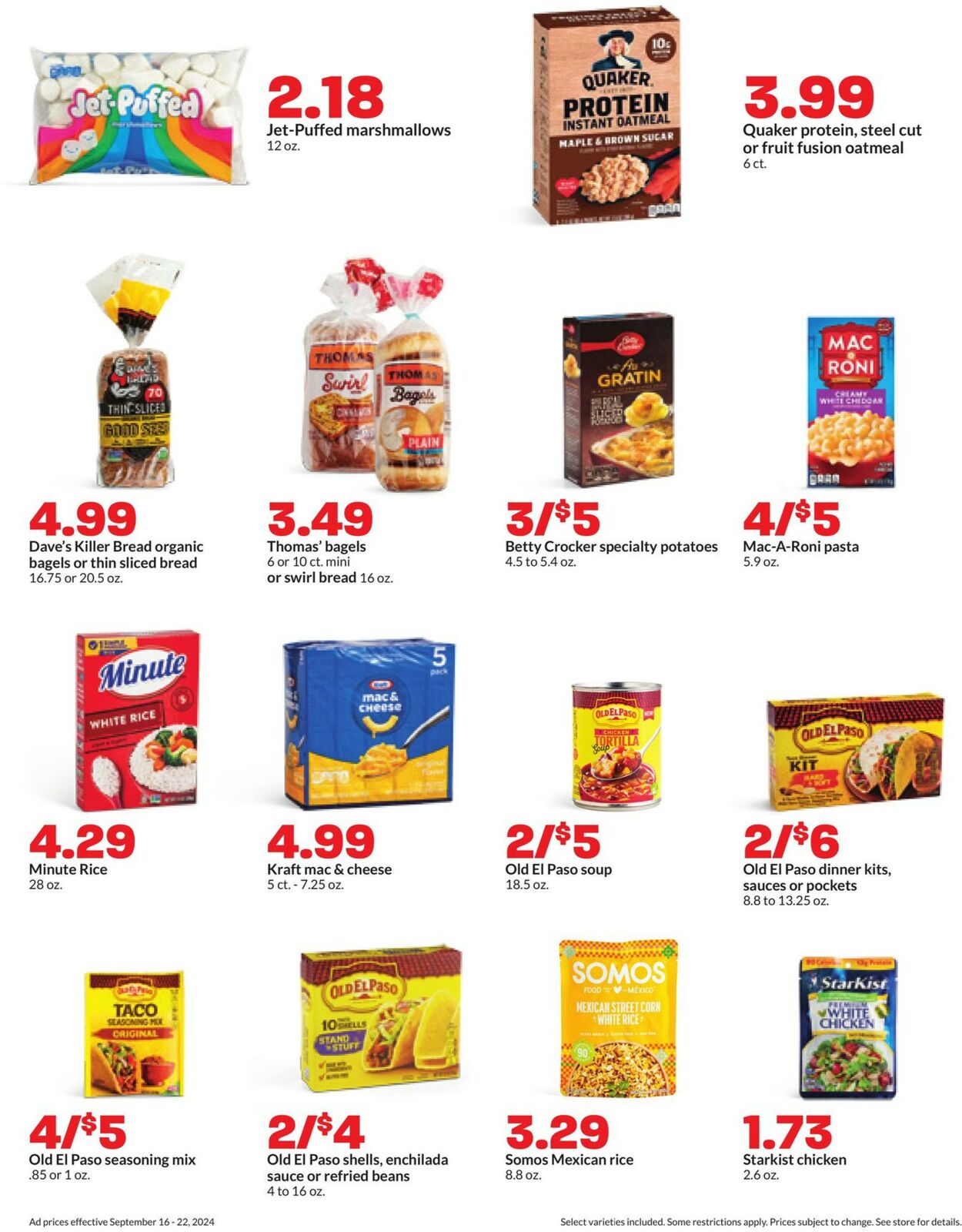 Catalogue HyVee from 09/16/2024