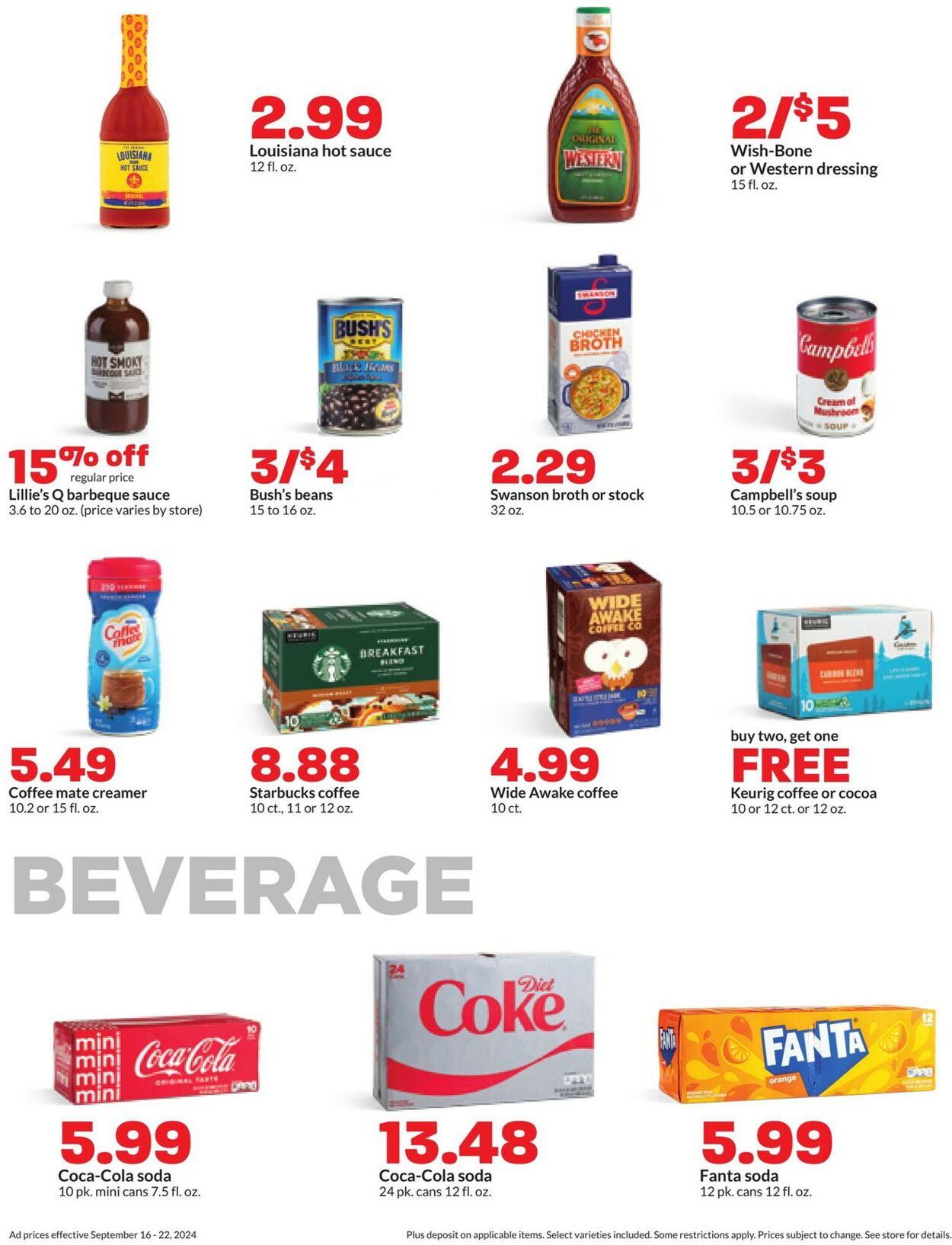 Catalogue HyVee from 09/16/2024