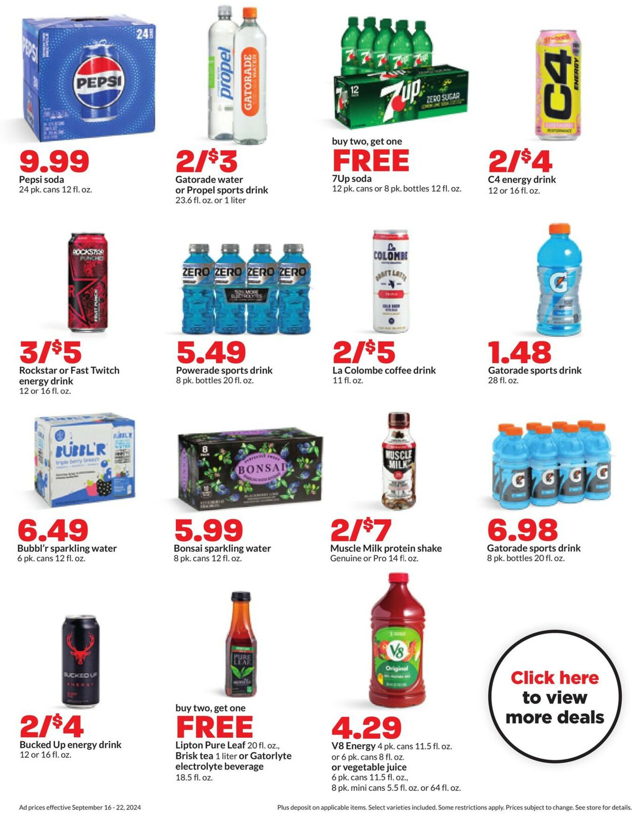 Catalogue HyVee from 09/16/2024