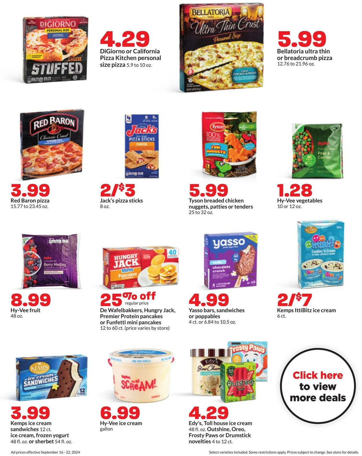 Catalogue HyVee from 09/16/2024