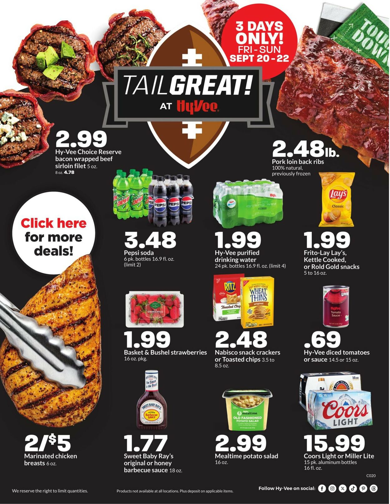 Catalogue HyVee from 09/20/2024