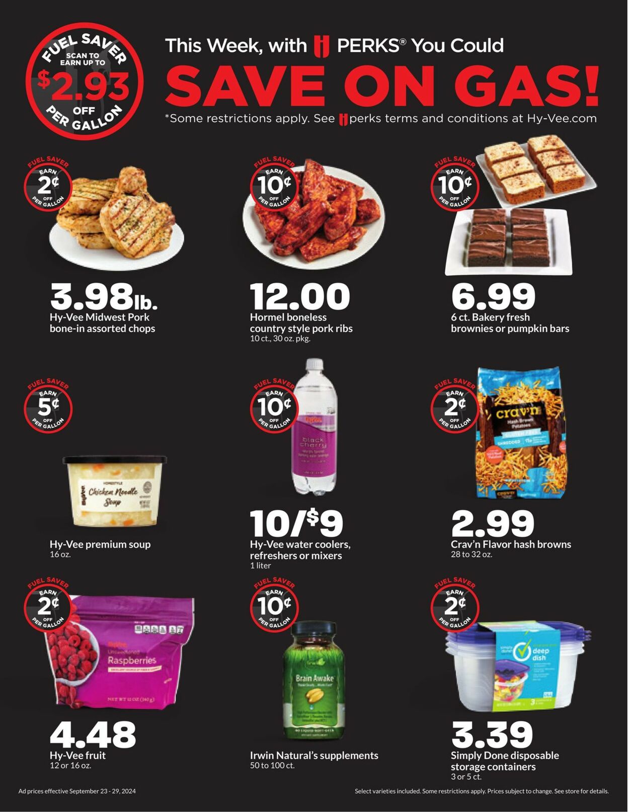 Catalogue HyVee from 09/23/2024