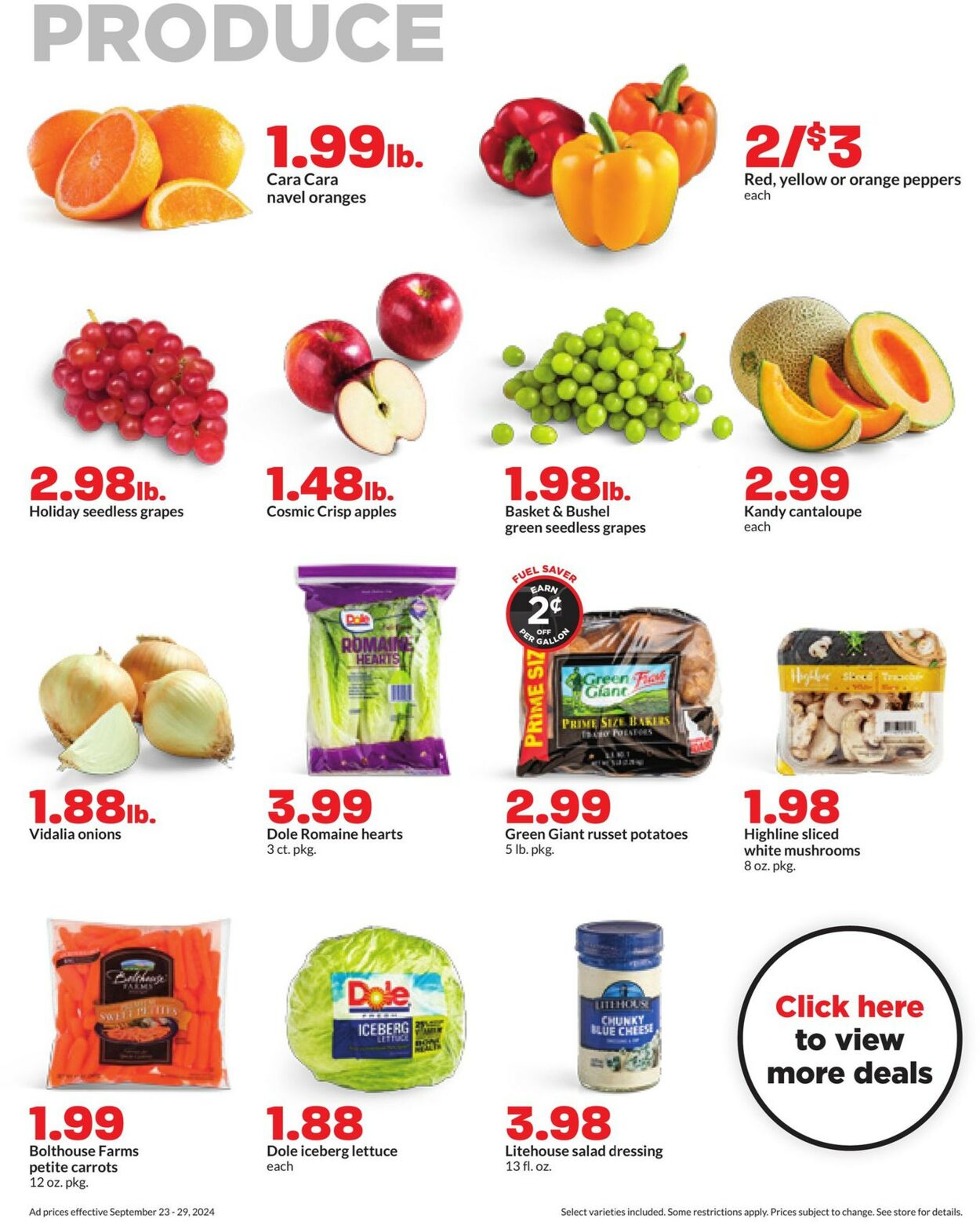 Catalogue HyVee from 09/23/2024