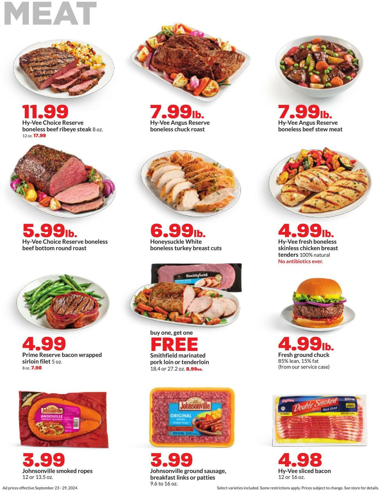 Catalogue HyVee from 09/23/2024