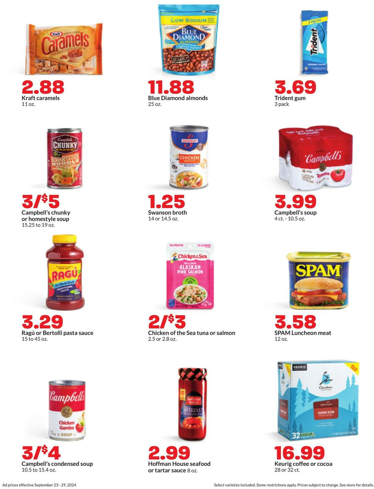 Catalogue HyVee from 09/23/2024