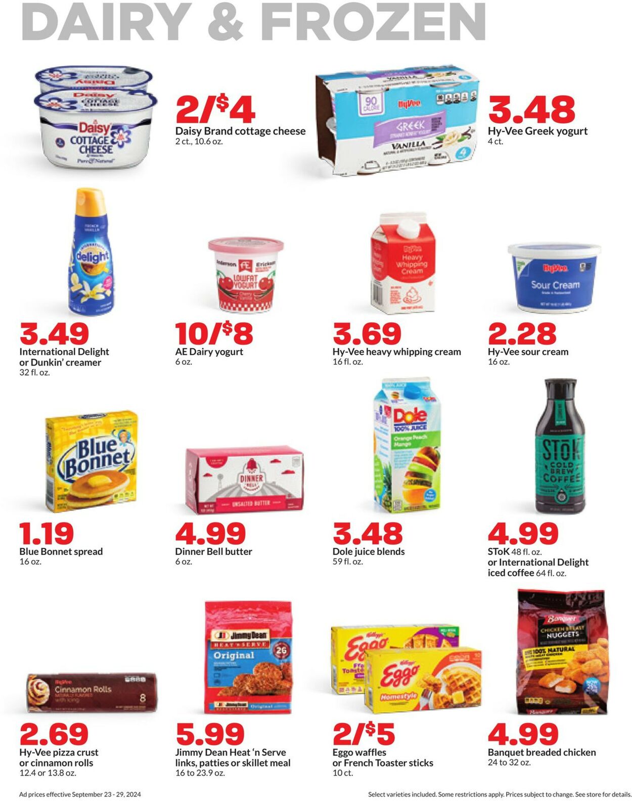 Catalogue HyVee from 09/23/2024