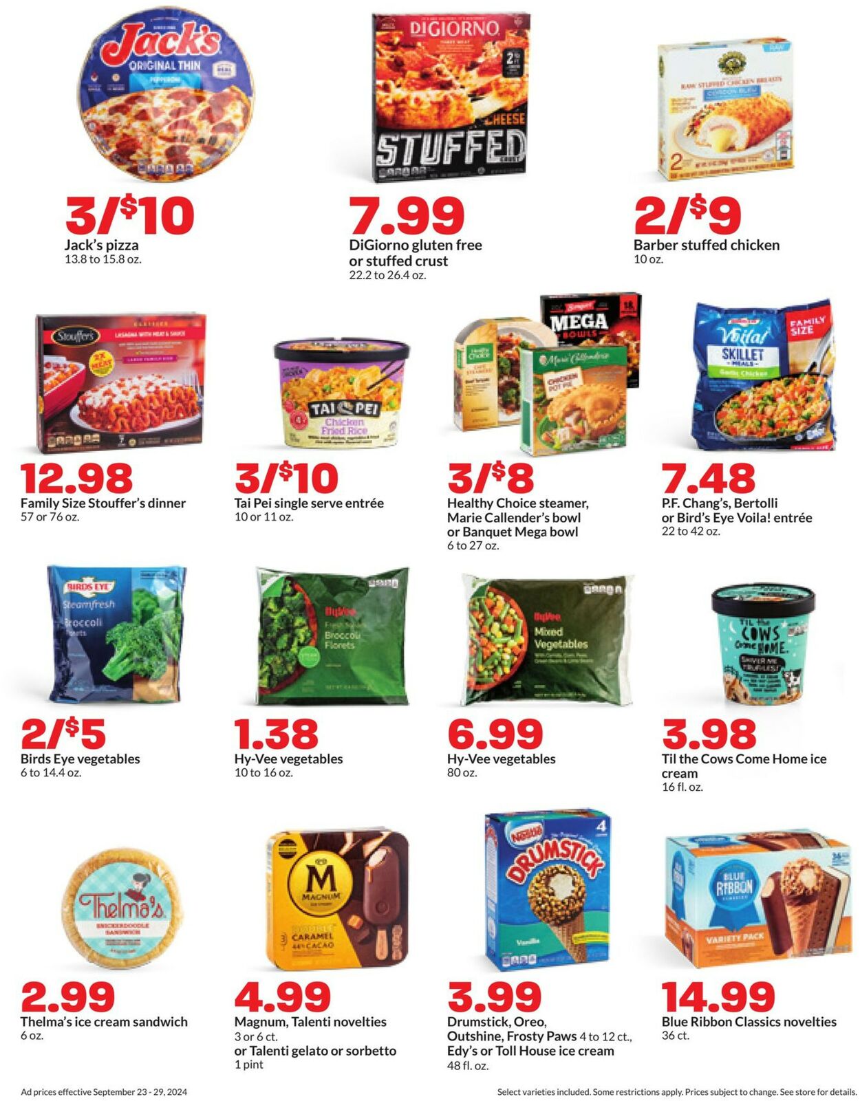 Catalogue HyVee from 09/23/2024