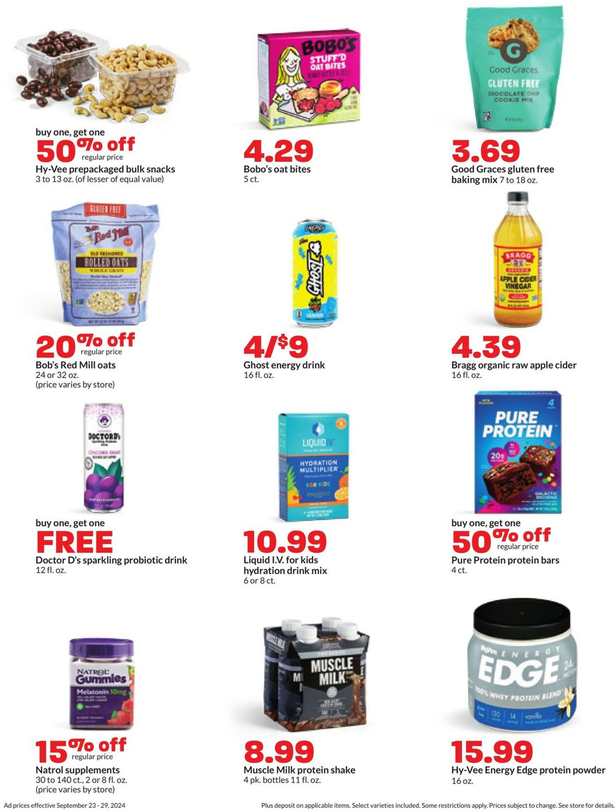 Catalogue HyVee from 09/23/2024