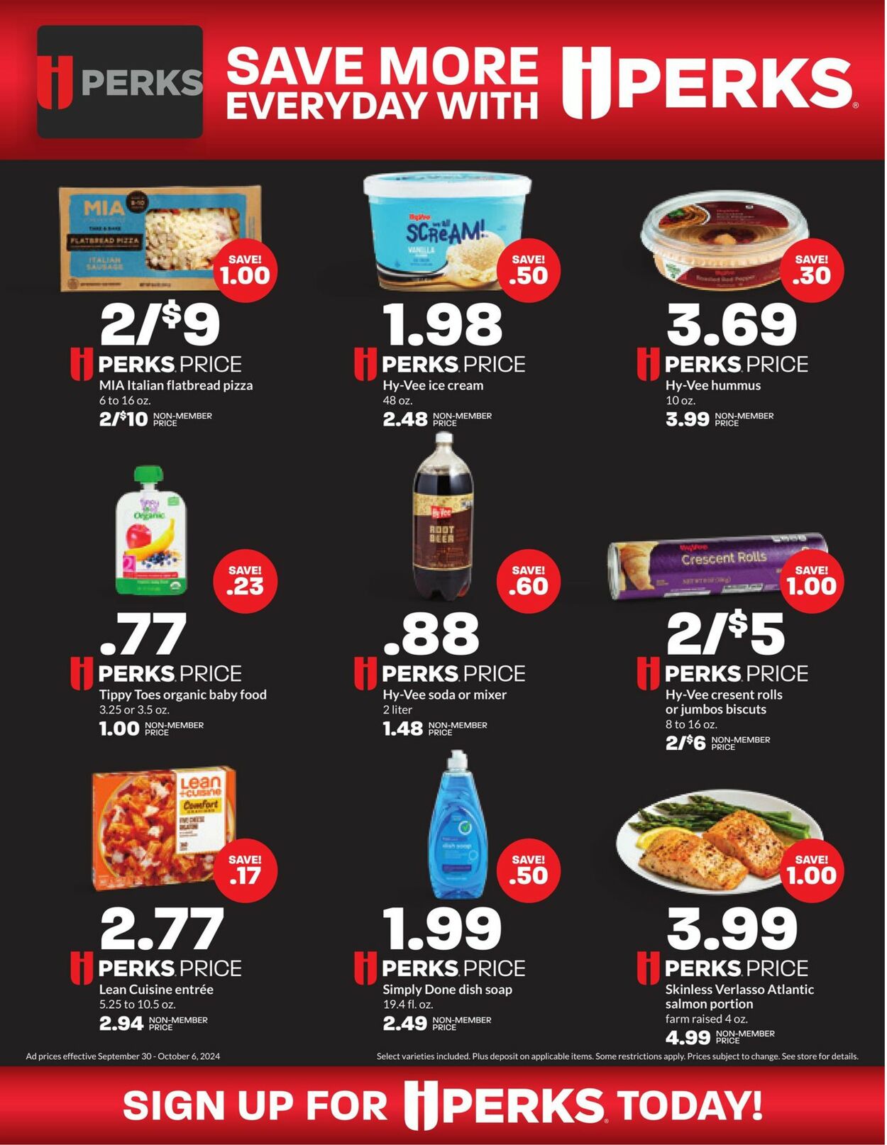 Catalogue HyVee from 09/30/2024