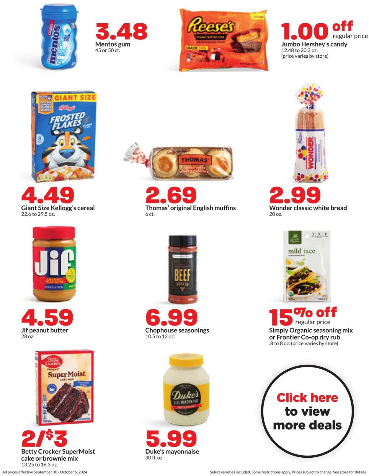 Catalogue HyVee from 09/30/2024