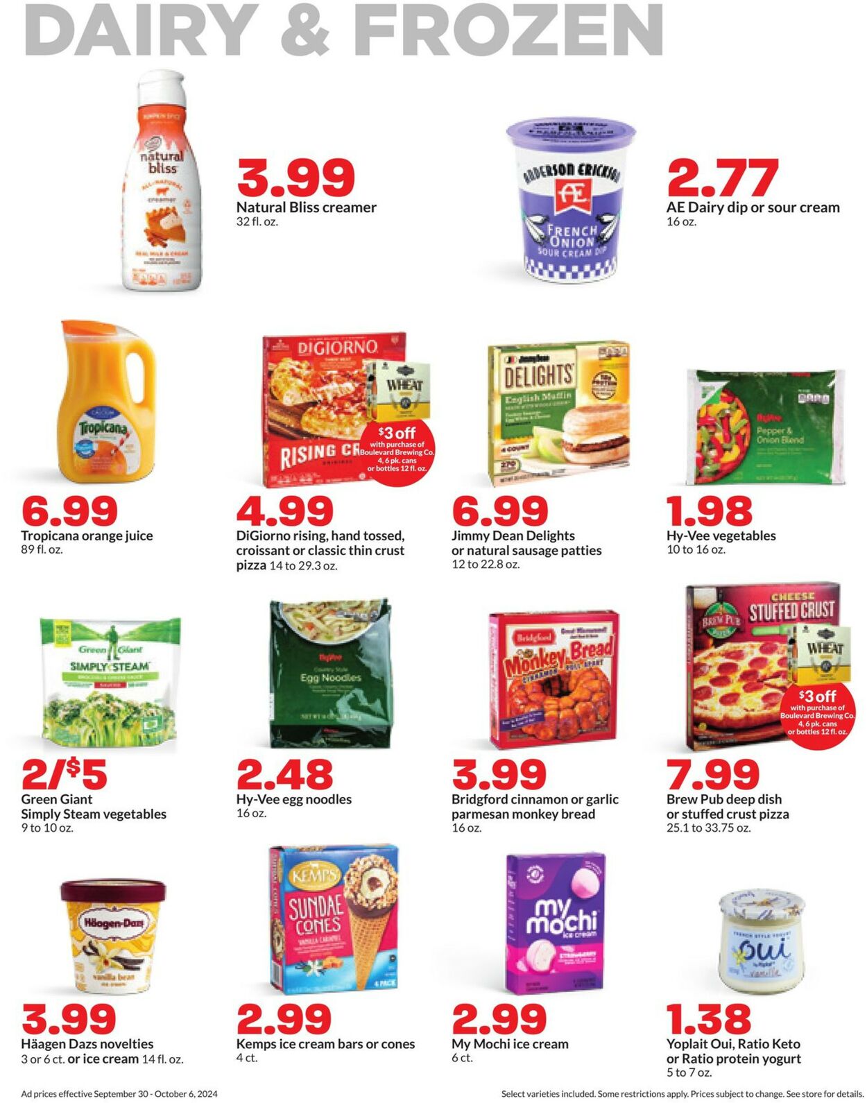 Catalogue HyVee from 09/30/2024