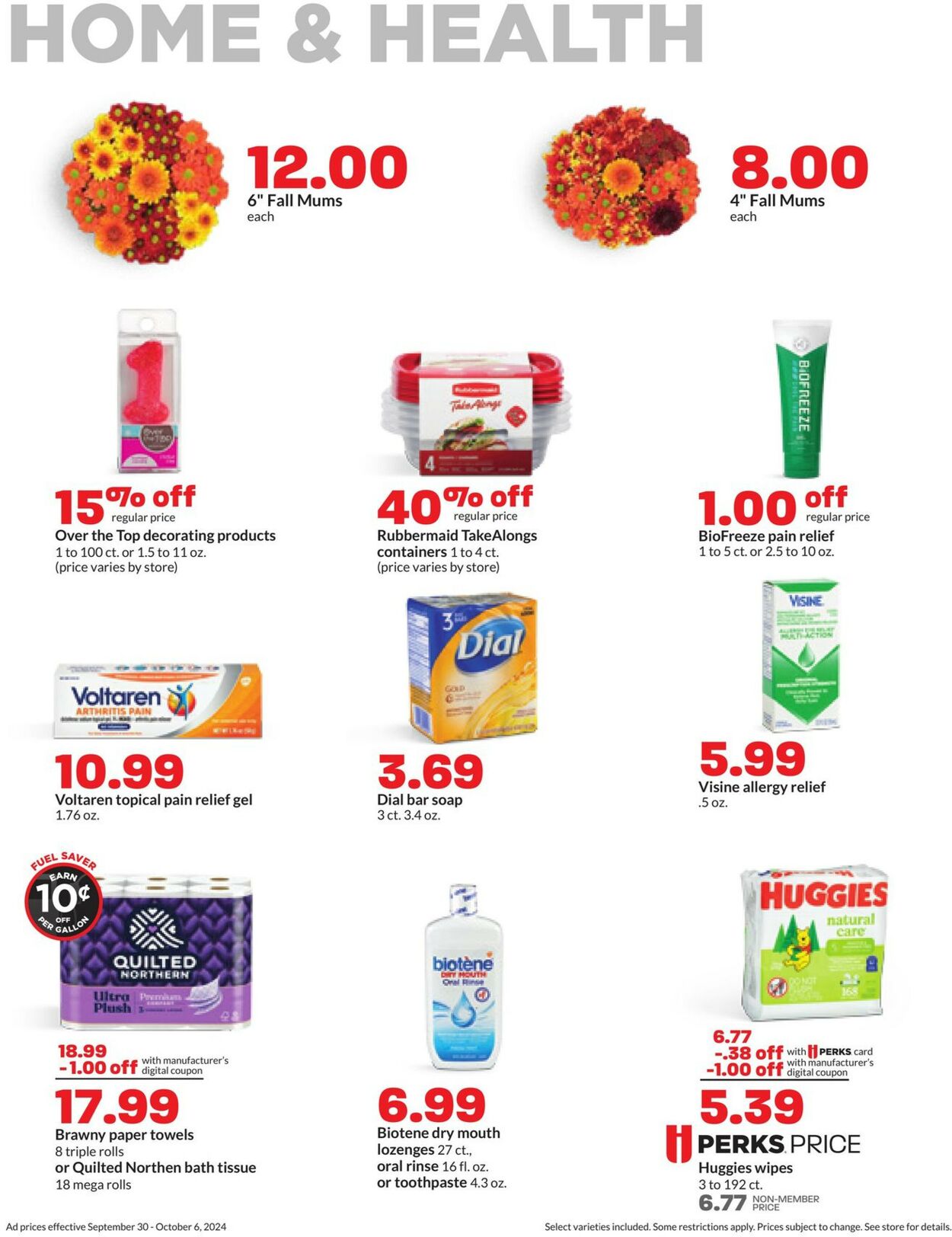 Catalogue HyVee from 09/30/2024