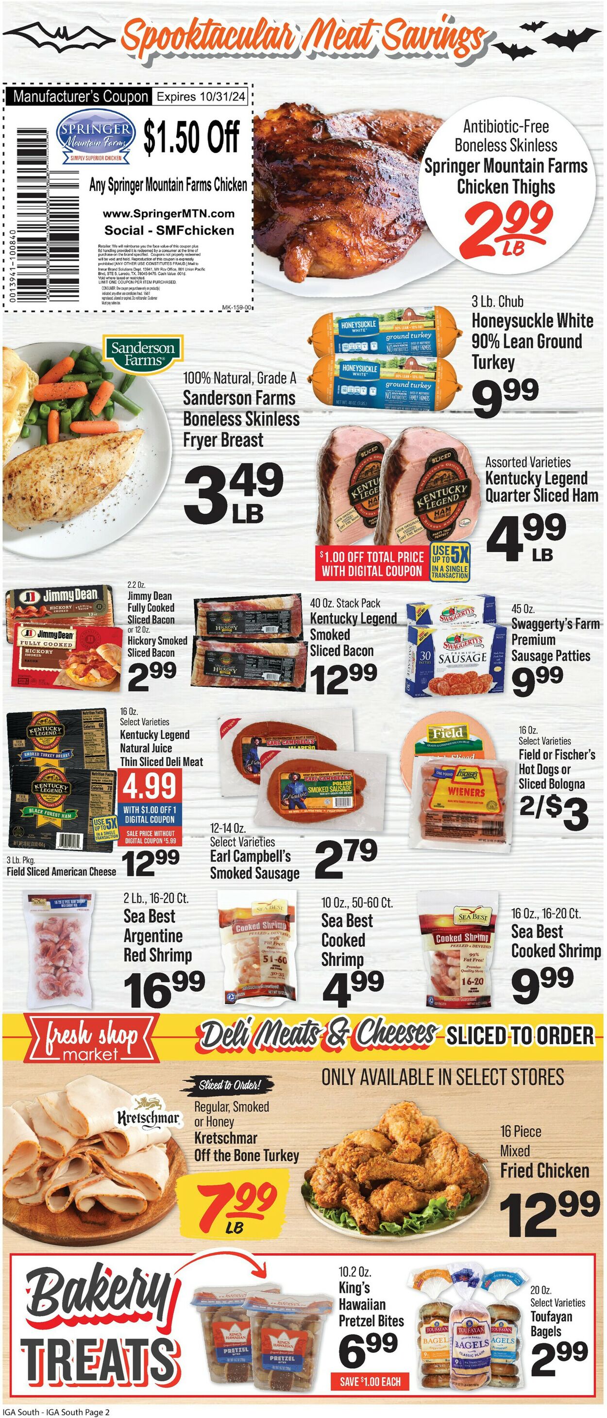 Catalogue IGA from 10/16/2024