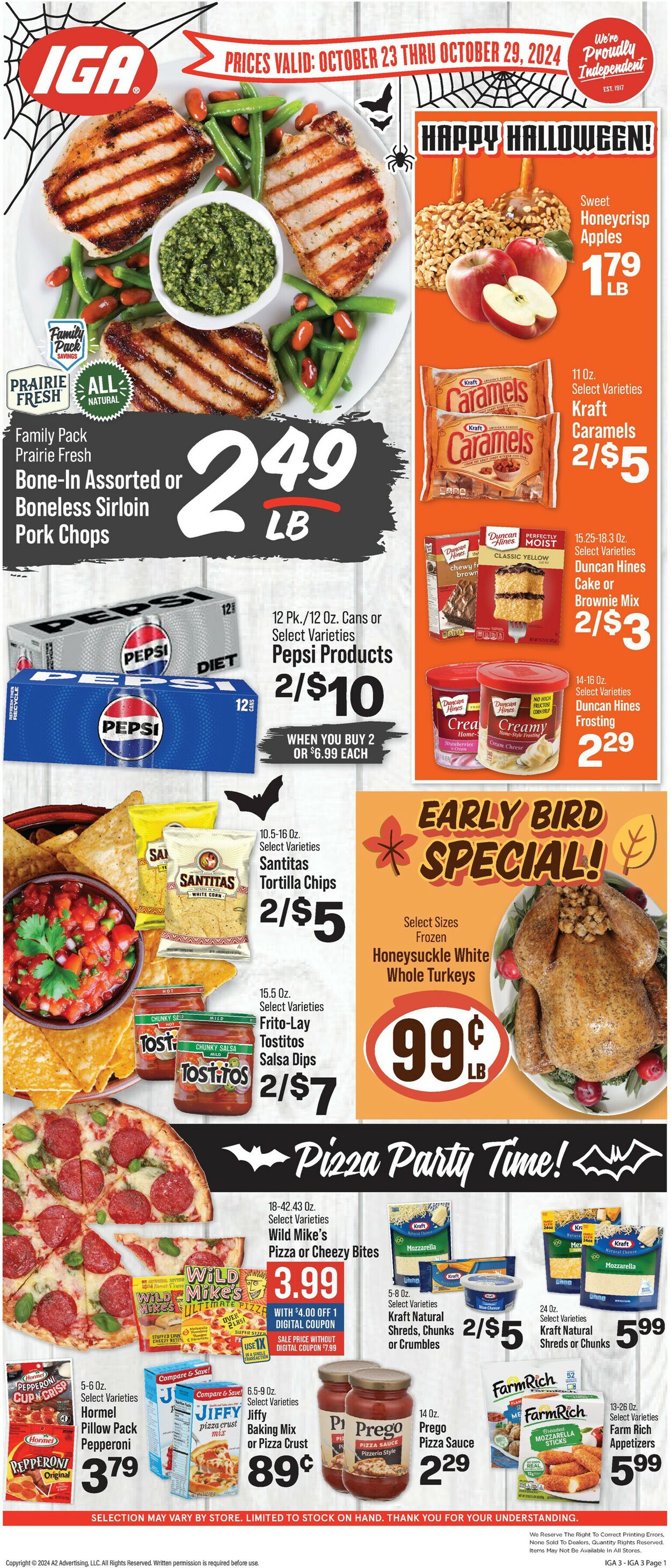 Catalogue IGA from 10/23/2024