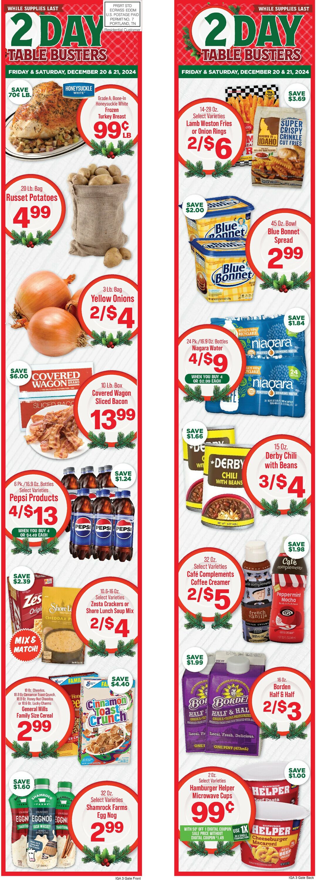 Catalogue IGA from 12/18/2024