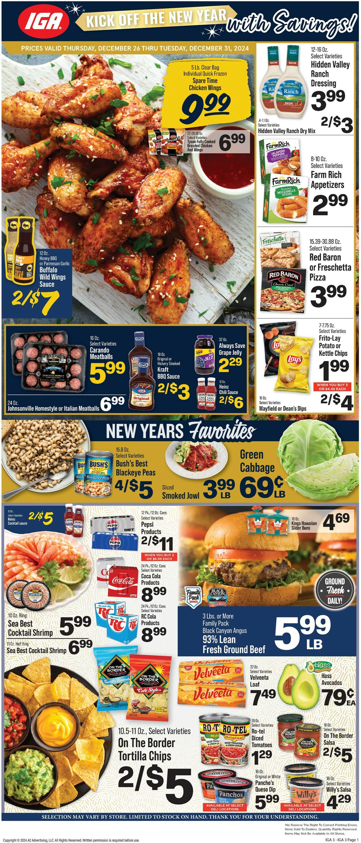 Catalogue IGA from 12/26/2024