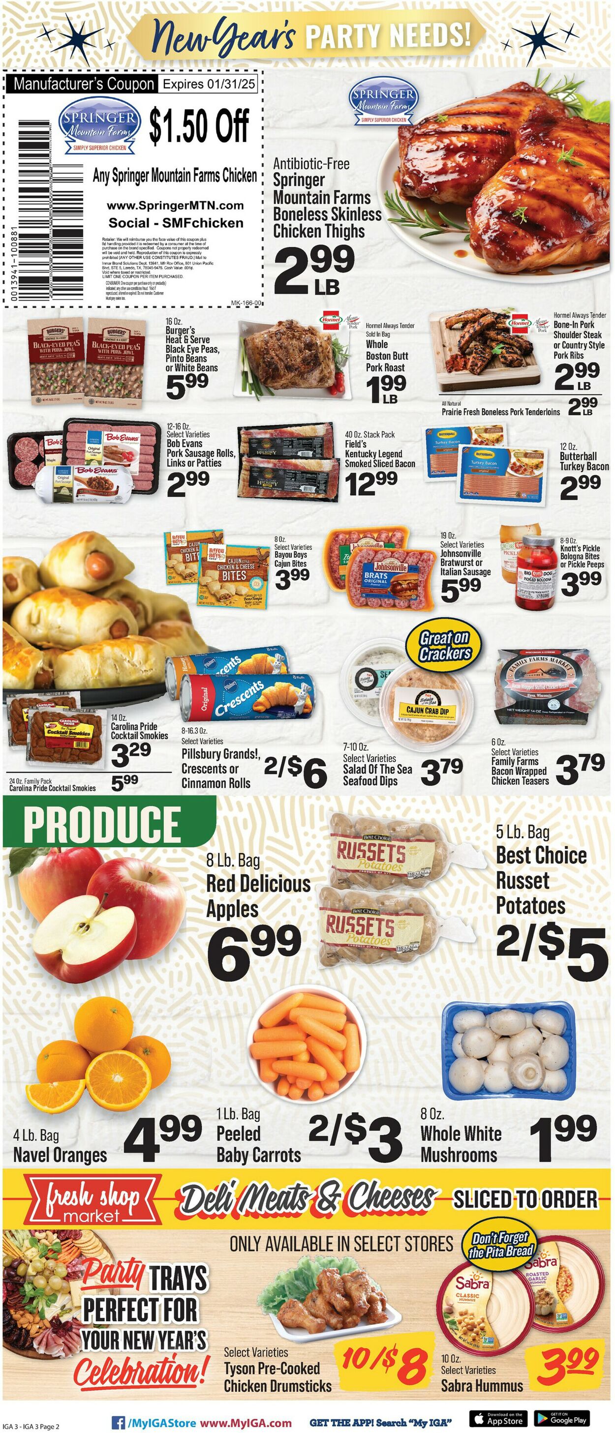 Catalogue IGA from 12/26/2024