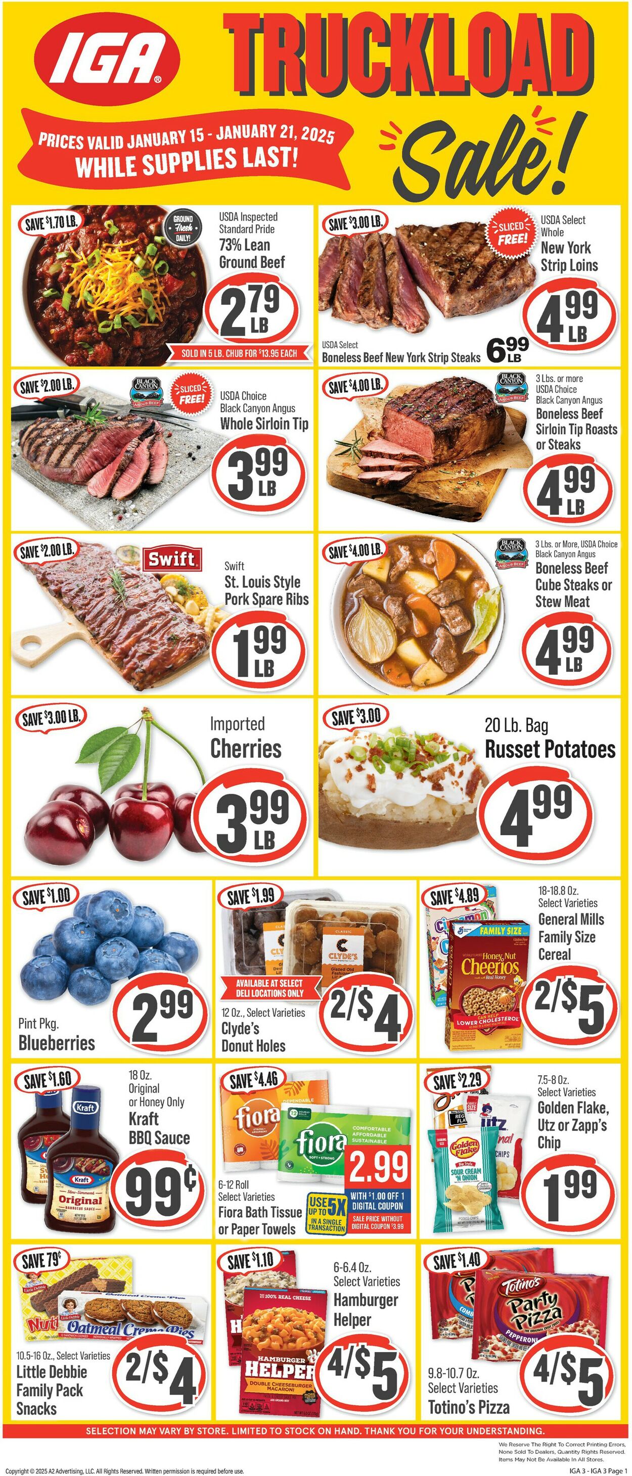 Catalogue IGA from 01/15/2025