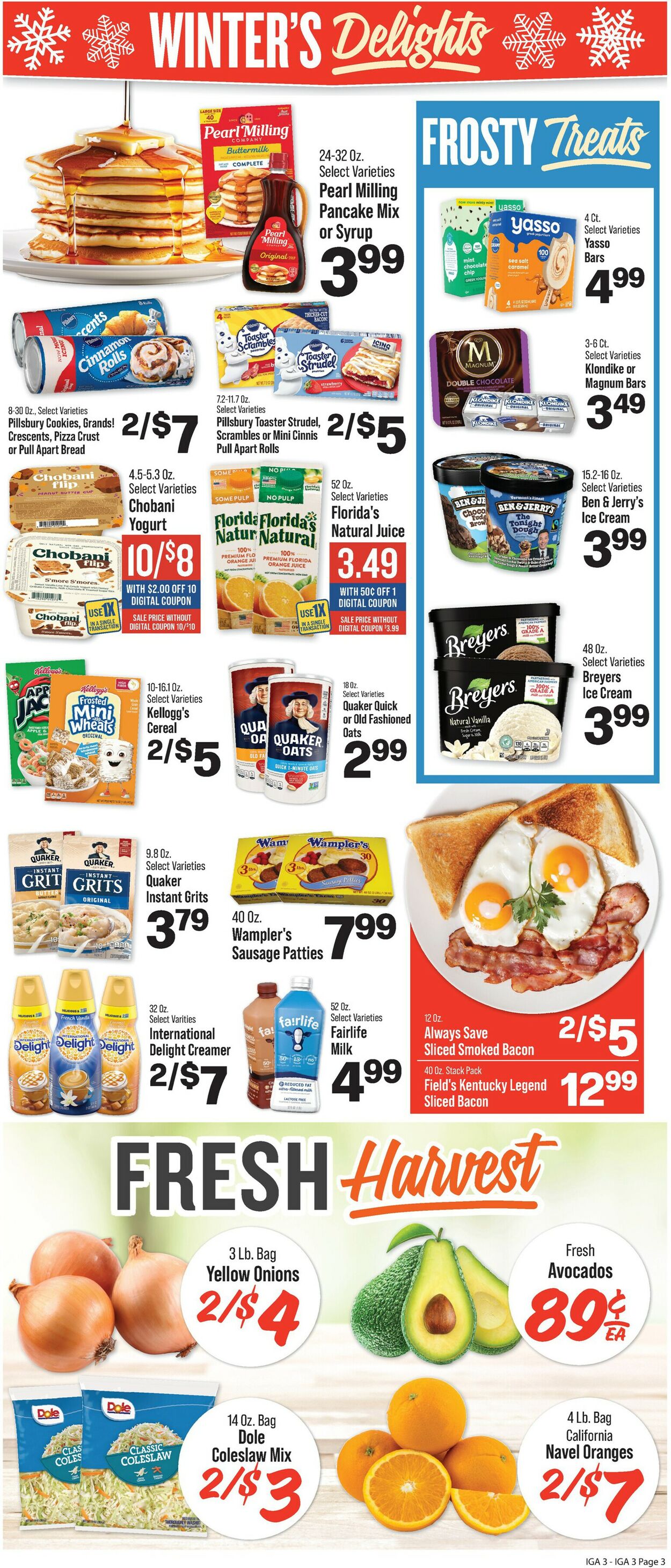 Catalogue IGA from 01/15/2025