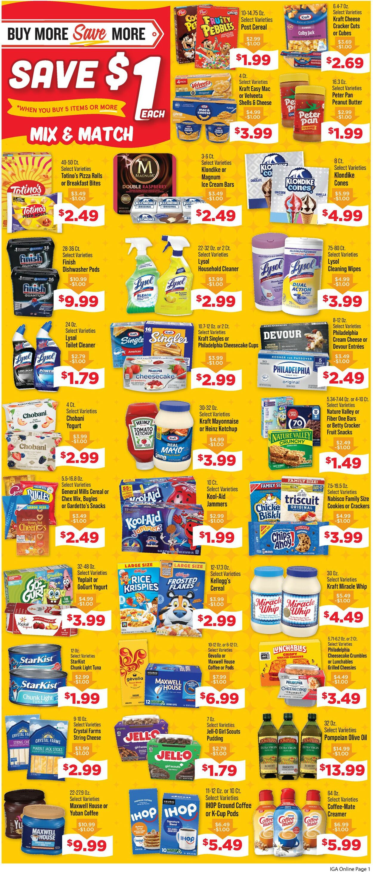 Catalogue IGA from 03/05/2025