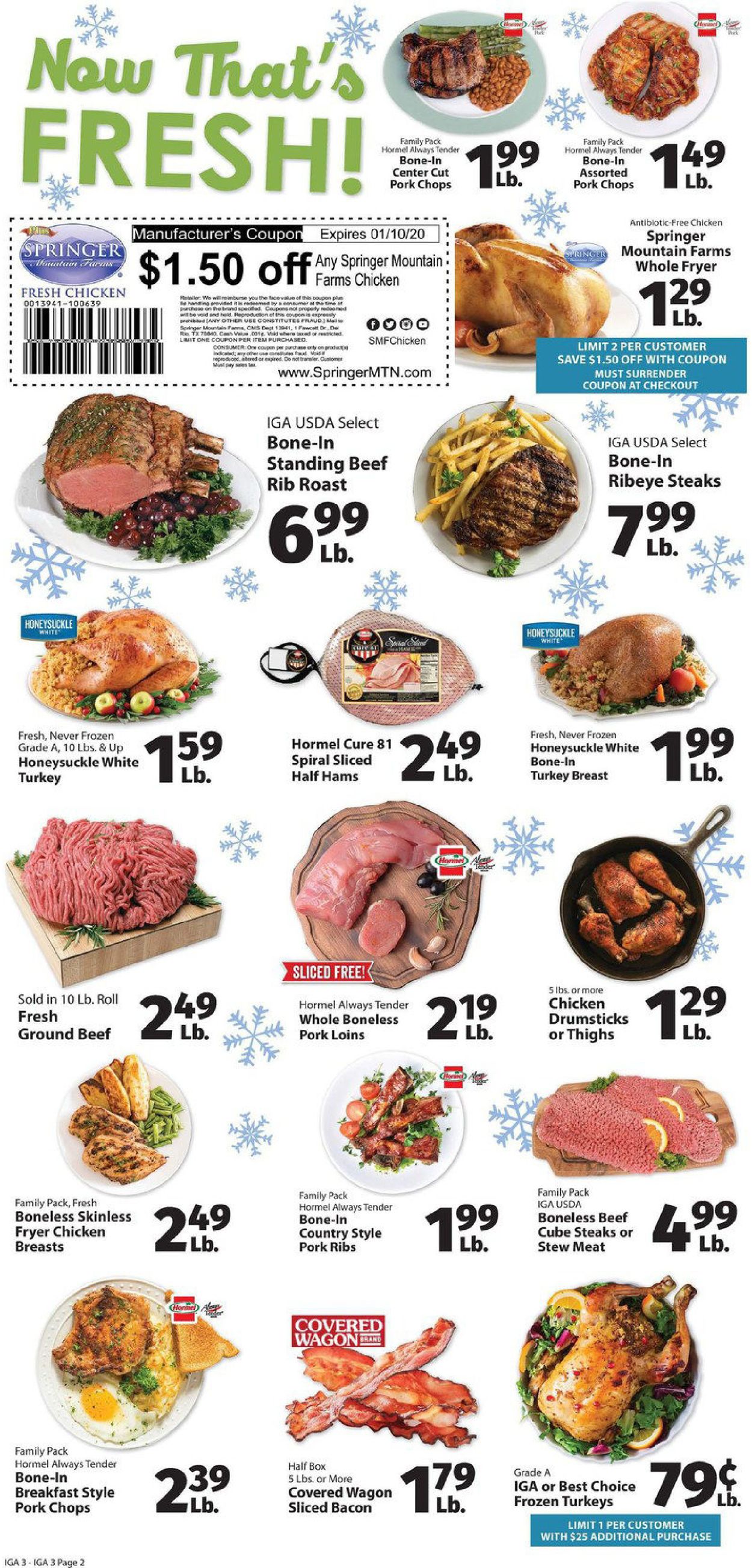 Catalogue IGA - Christmas Ad 2019  from 12/16/2019