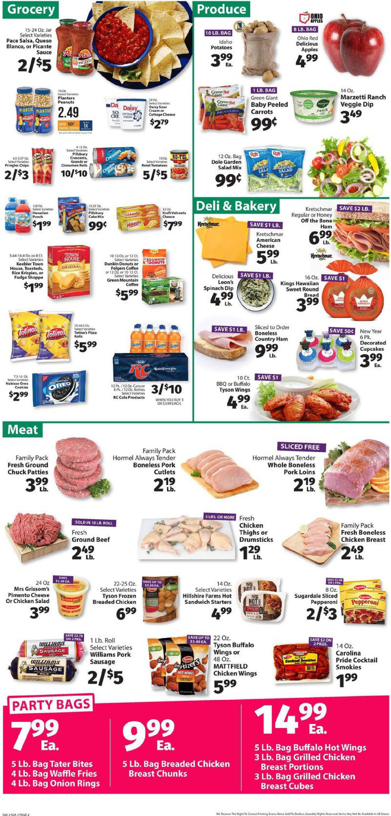 Catalogue IGA - New Year's Ad 2019/2020 from 12/26/2019