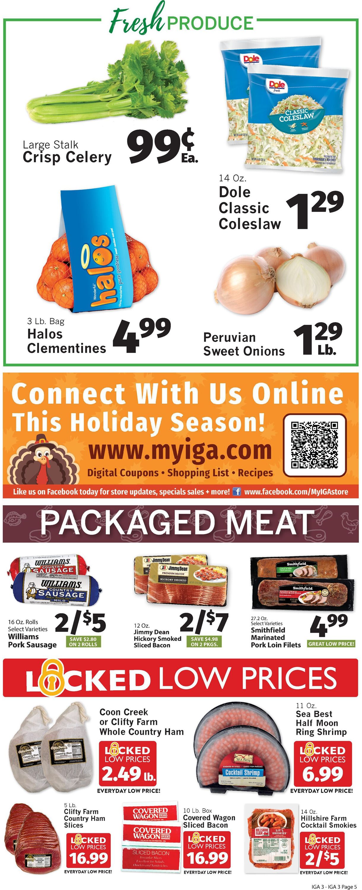Catalogue IGA Thanksgiving ad 2020 from 11/18/2020
