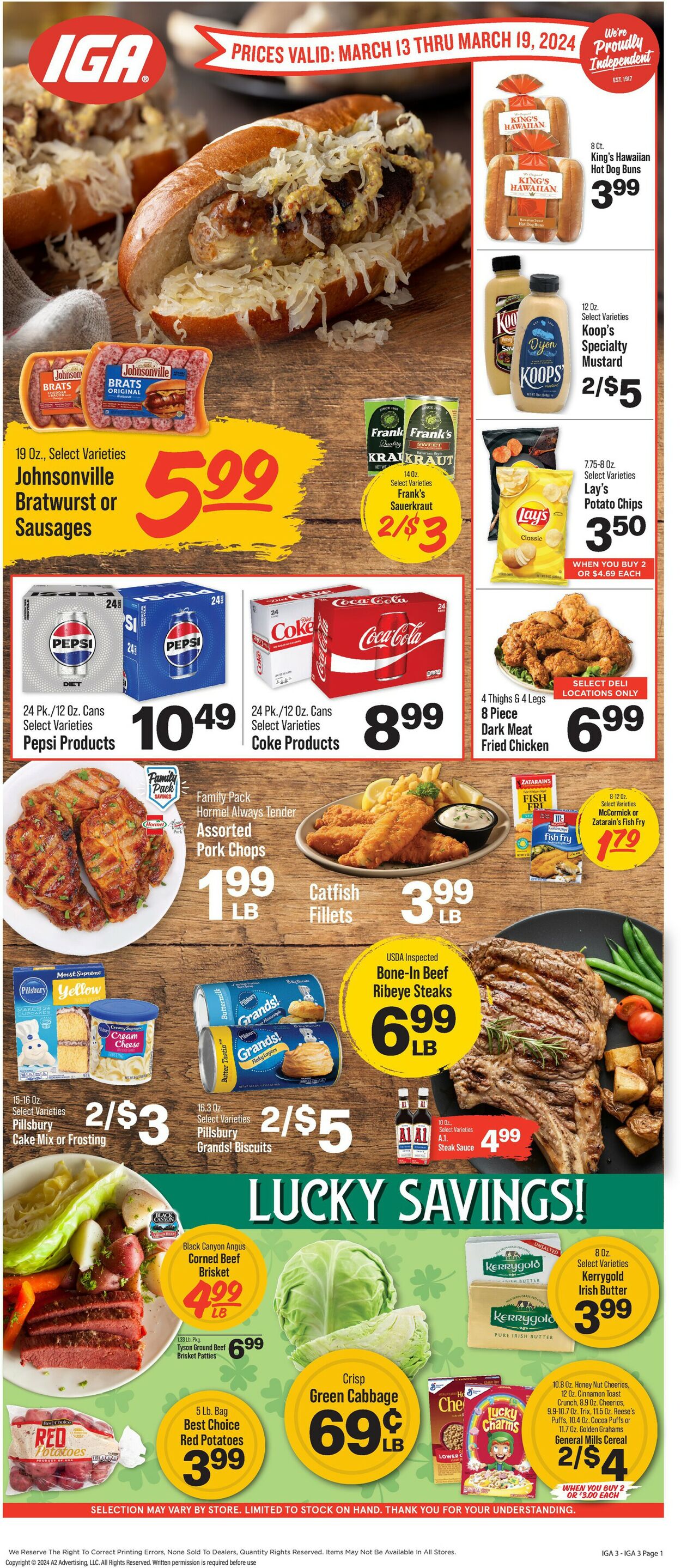 Catalogue IGA from 03/13/2024