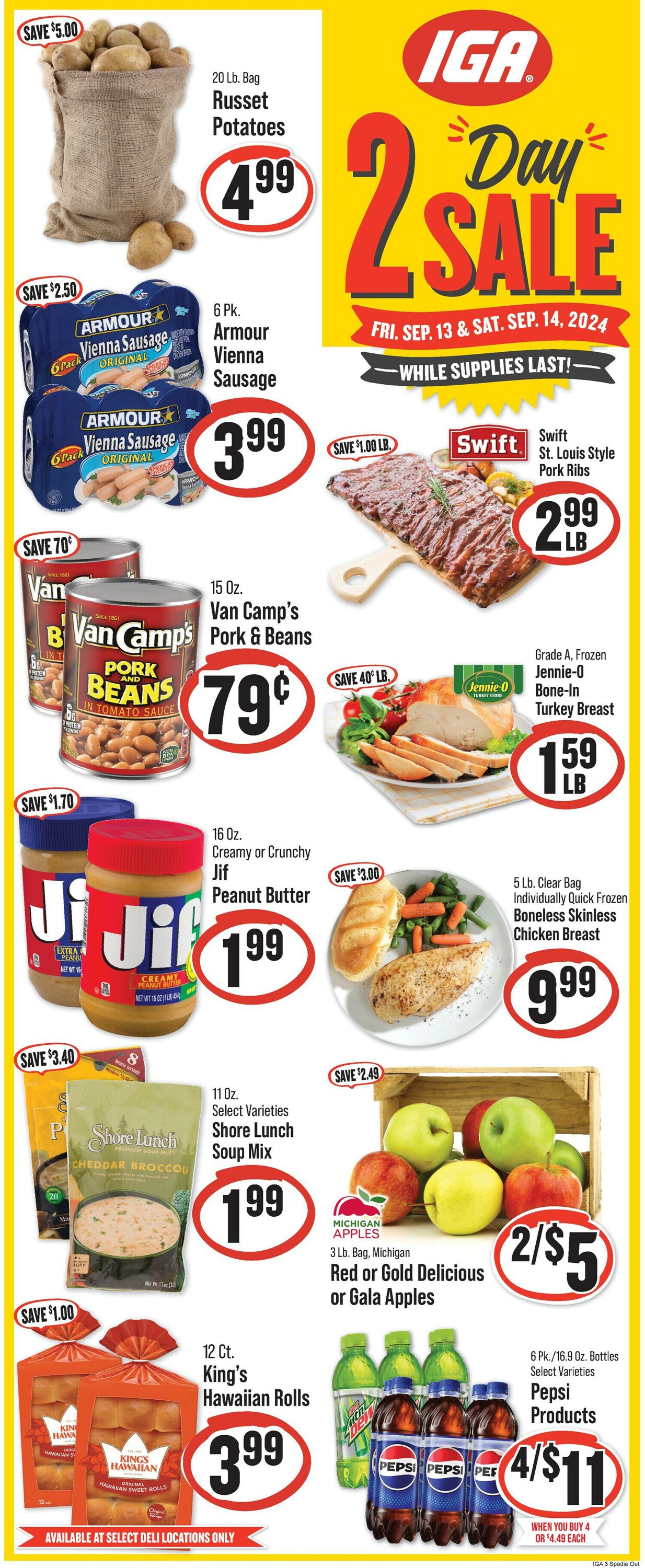 Catalogue IGA from 09/11/2024