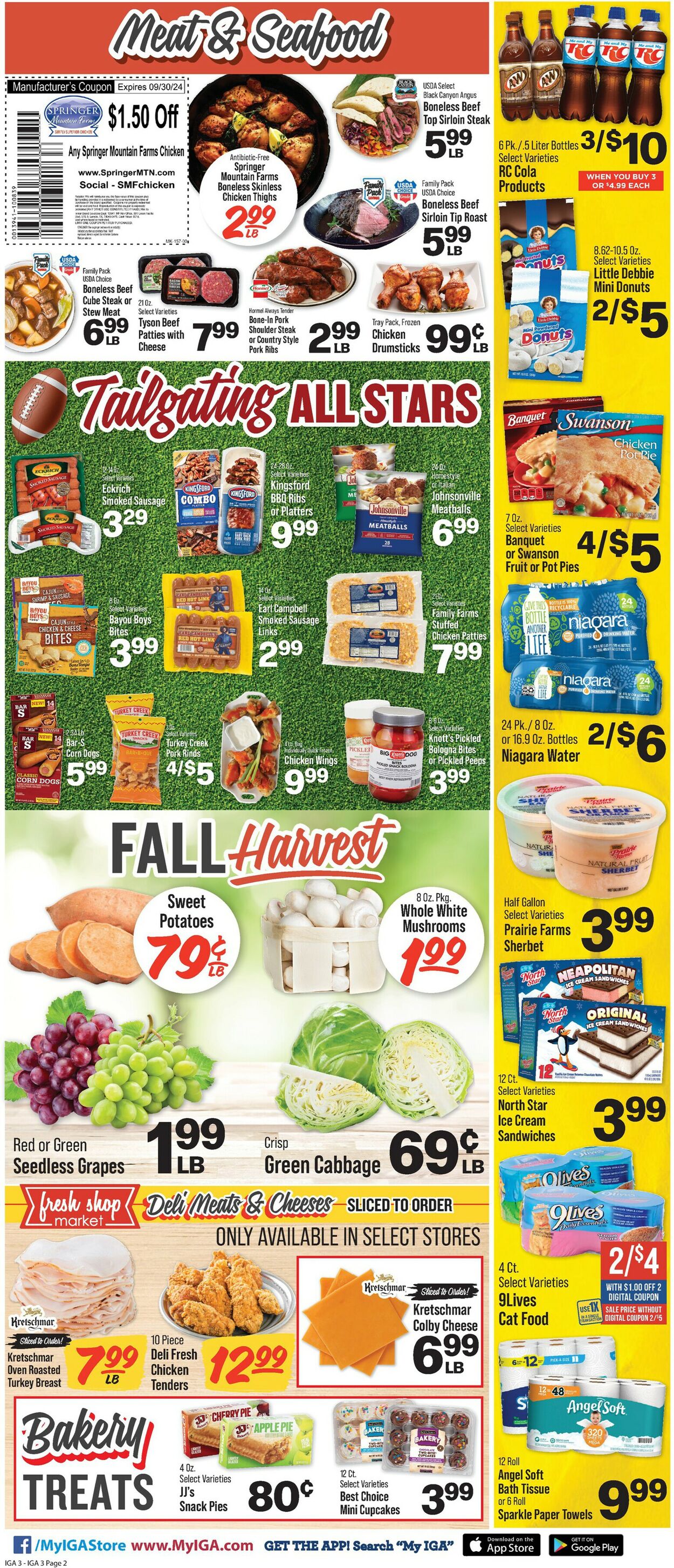 Catalogue IGA from 09/25/2024