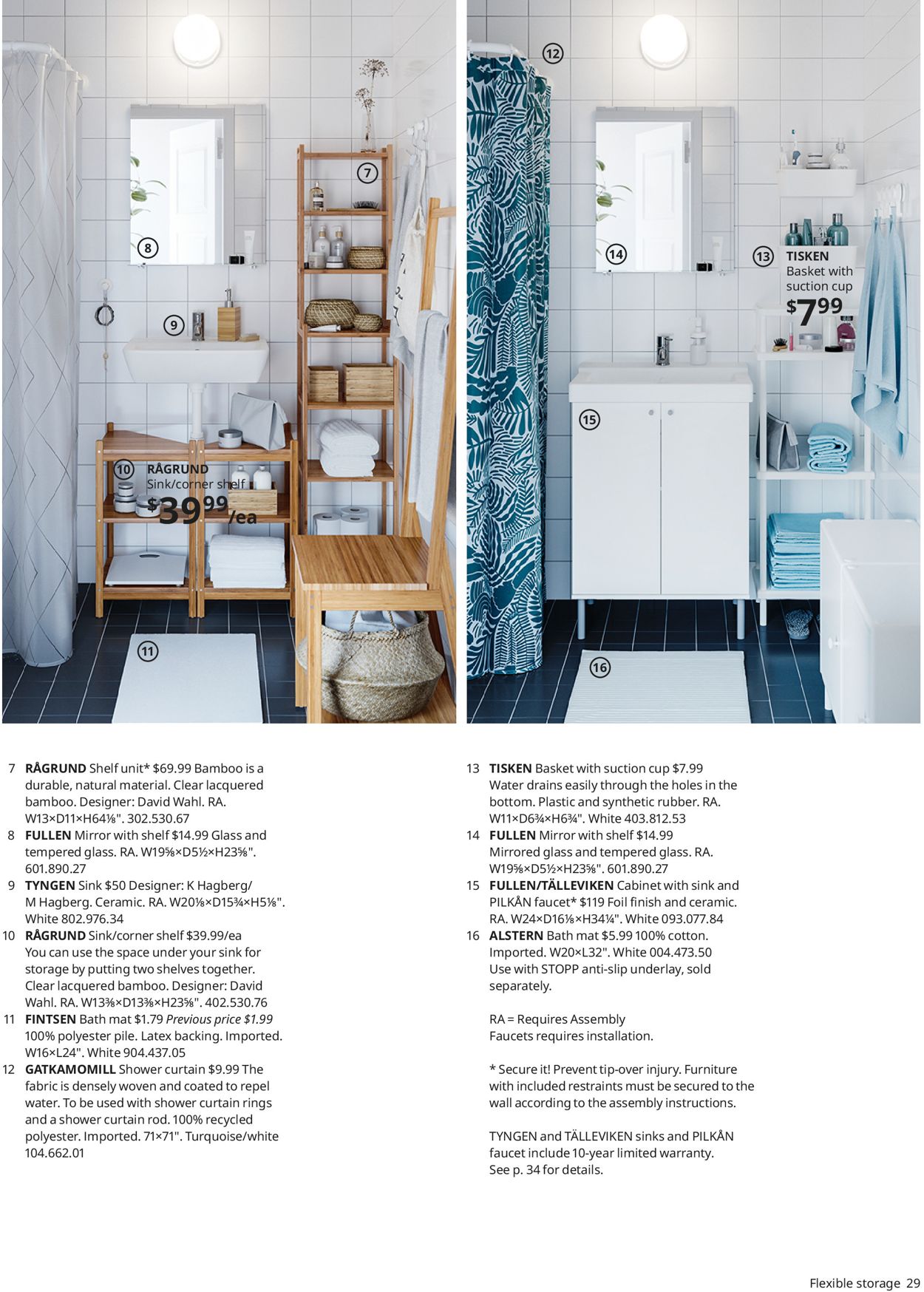 Catalogue IKEA  Bathroom 2021 from 08/04/2020