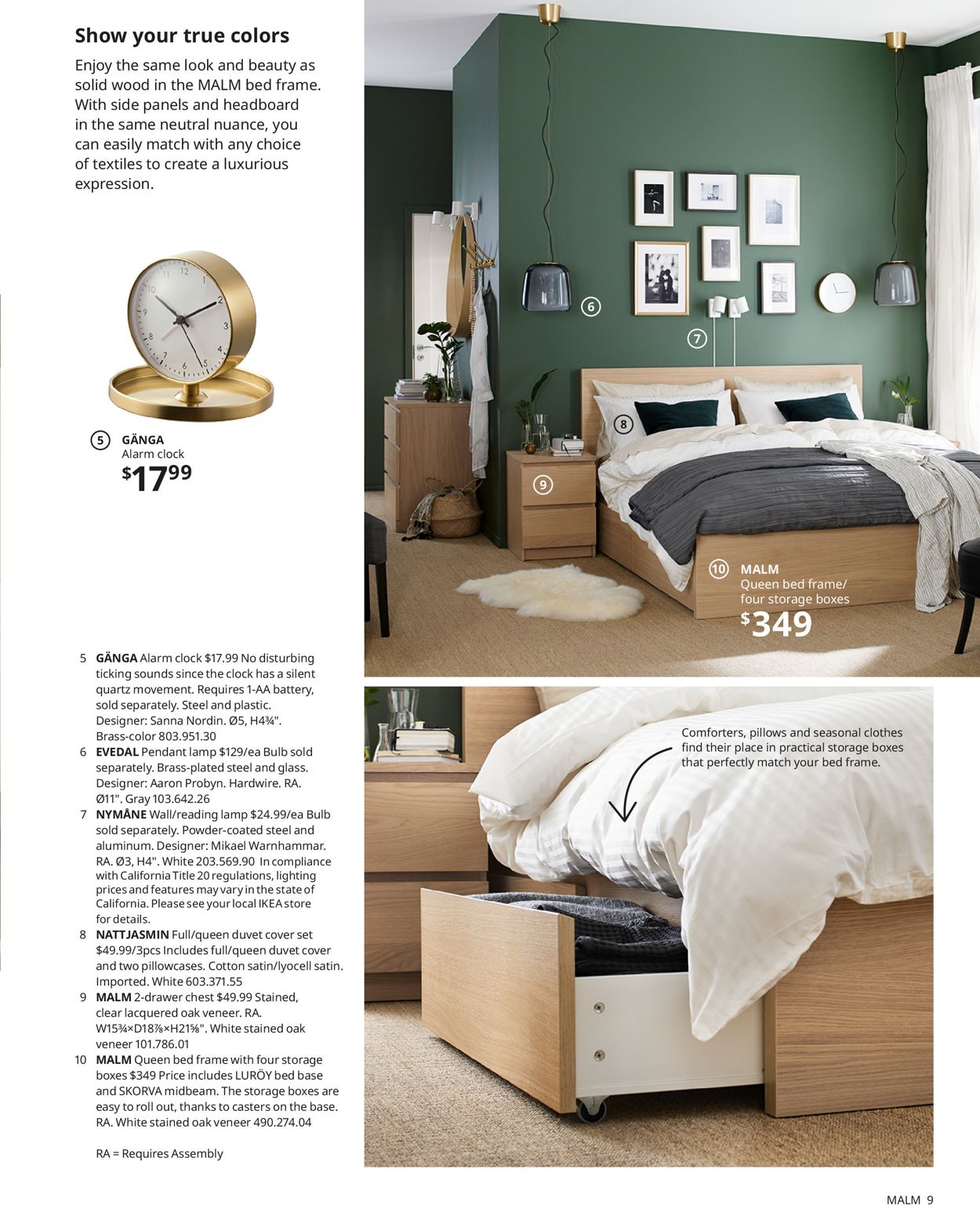 Catalogue IKEA  Bedroom 2021 from 09/10/2020