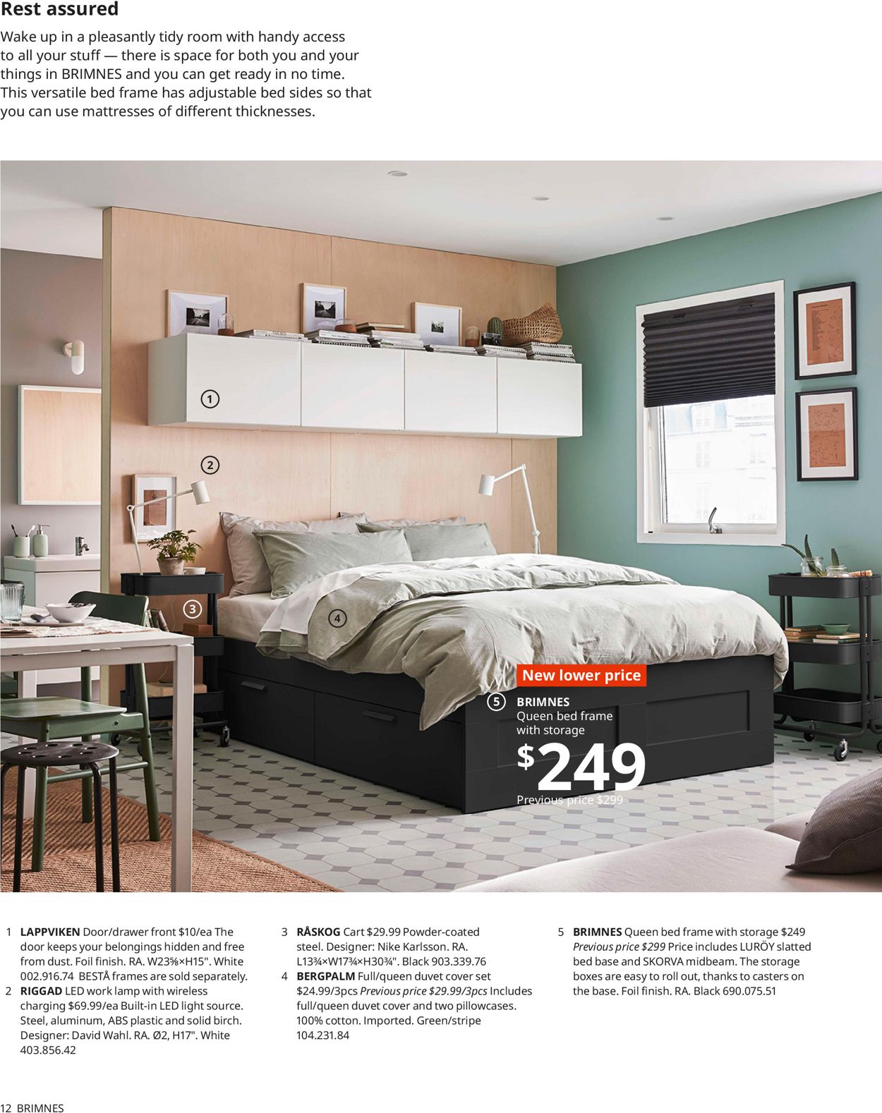 Catalogue IKEA  Bedroom 2021 from 09/10/2020