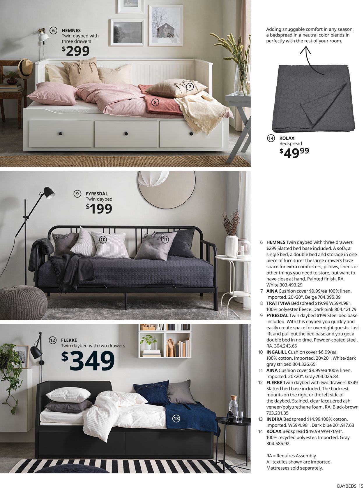 Catalogue IKEA  Bedroom 2021 from 09/10/2020