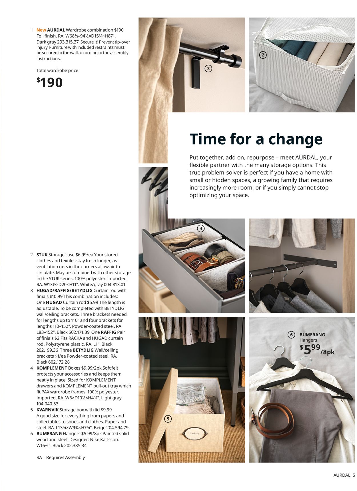 Catalogue IKEA Wardrobe 2021 from 09/10/2020