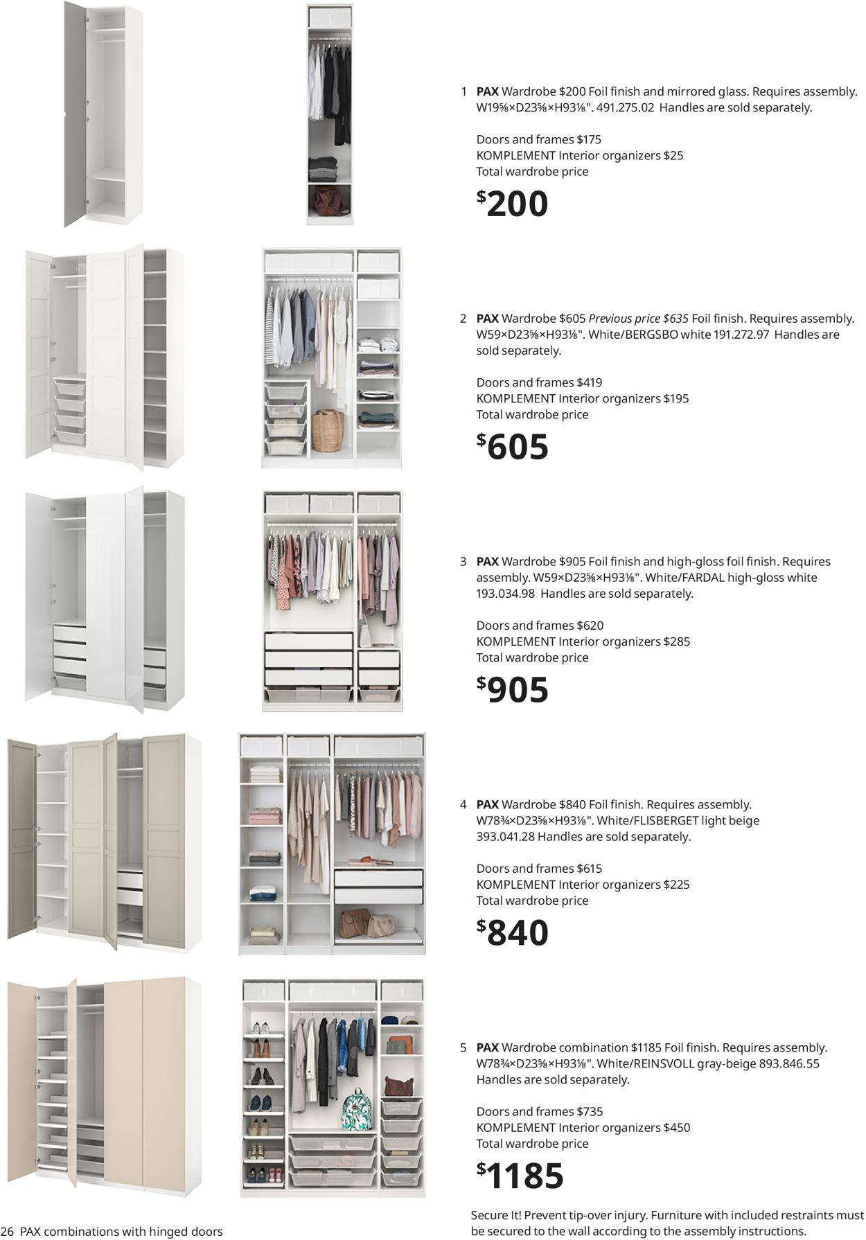 Catalogue IKEA Wardrobe 2021 from 09/10/2020