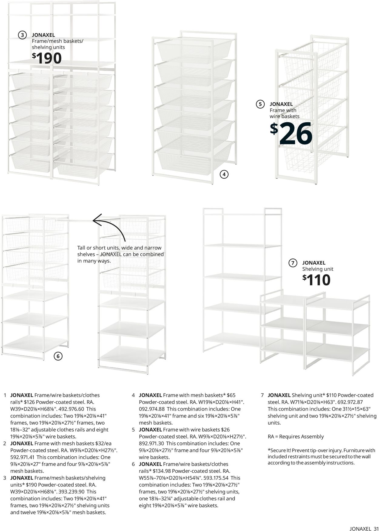 Catalogue IKEA Wardrobe 2021 from 09/10/2020