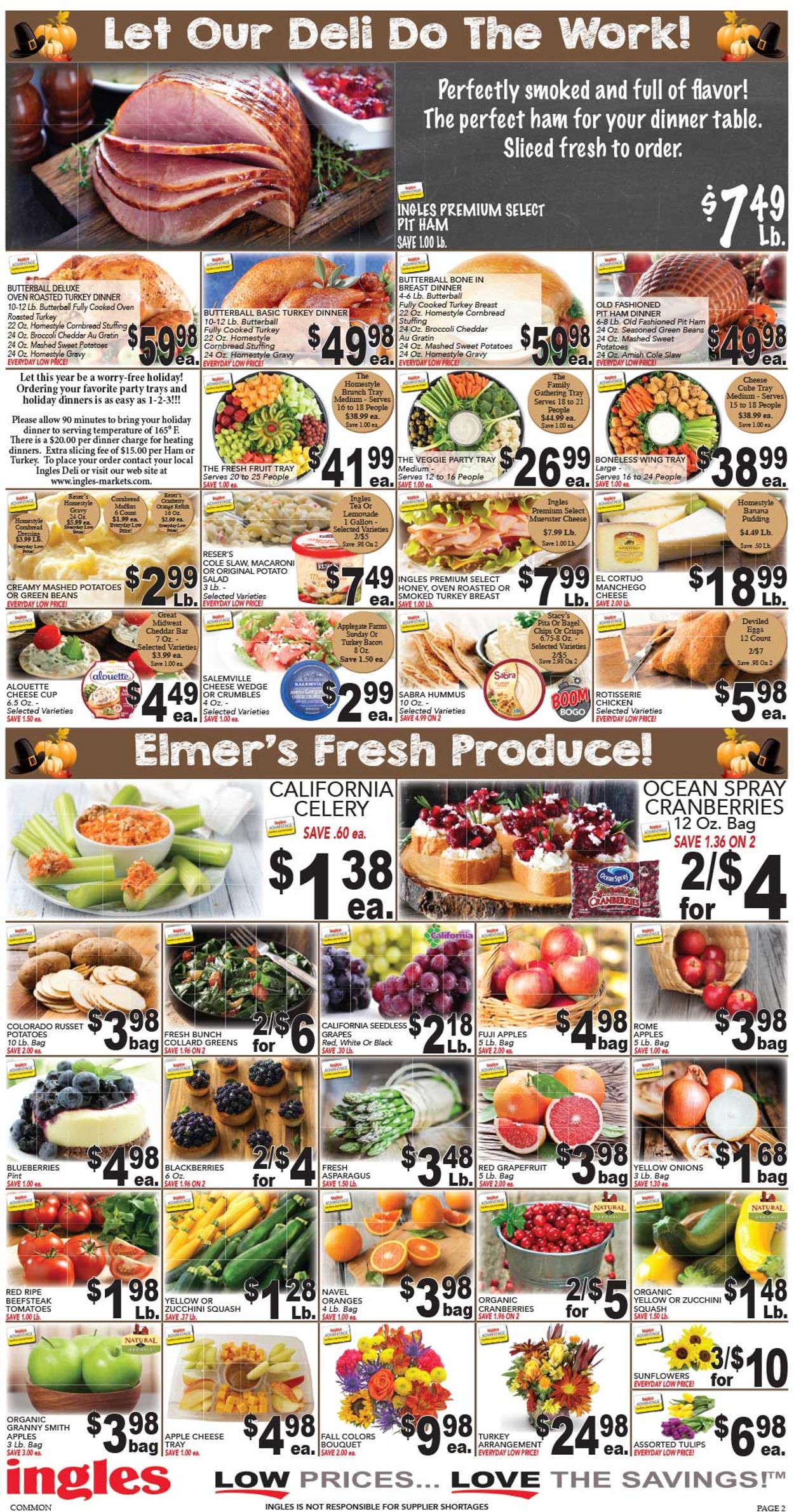 Ingles Thanksgiving Ad 2019 Current weekly ad 11/20 11/28/2019 [2