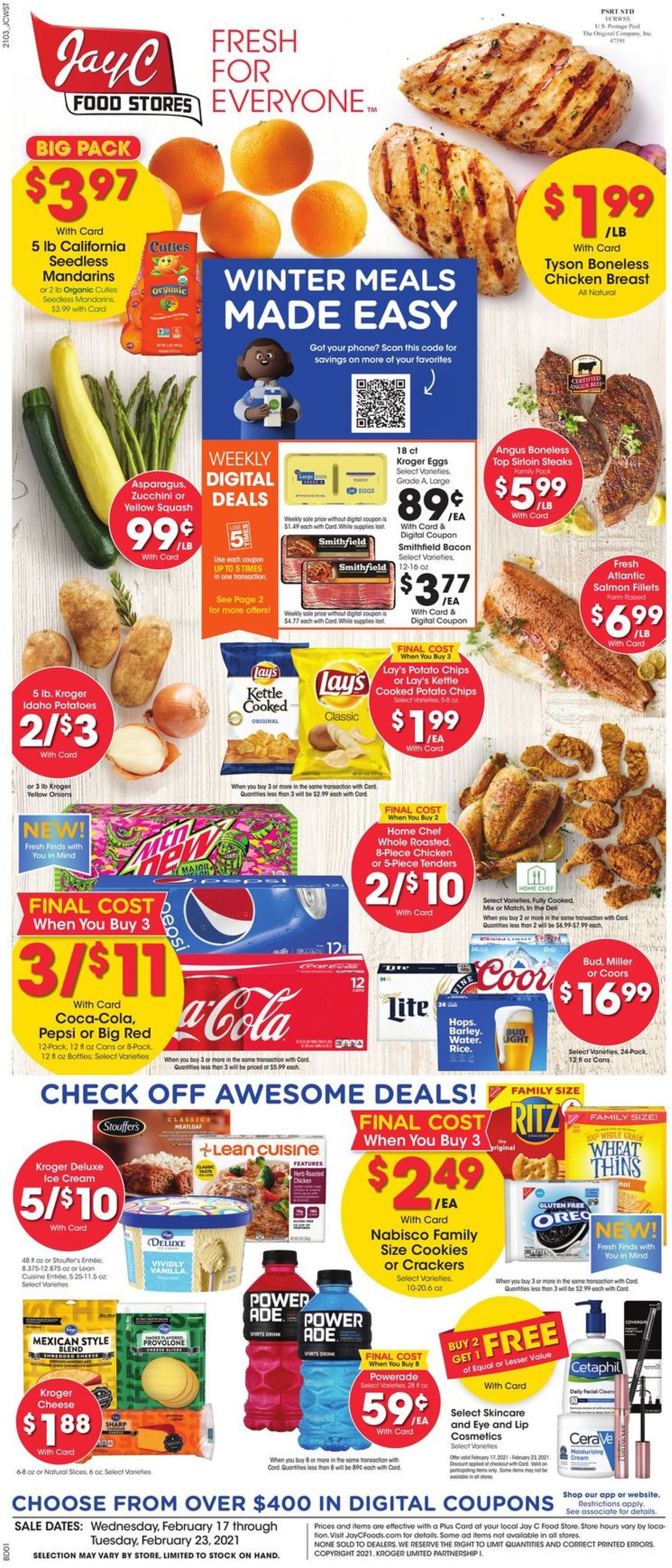 Catalogue Jay C Food Stores from 02/17/2021