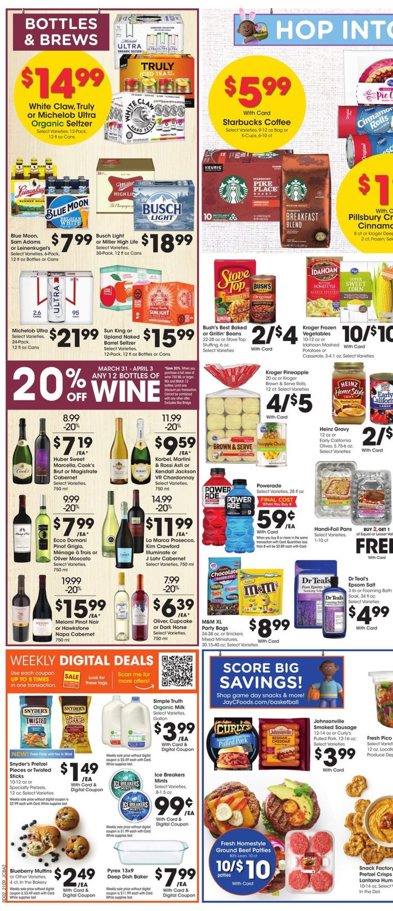 Catalogue Jay C Food Stores - Easter 2021 from 03/31/2021