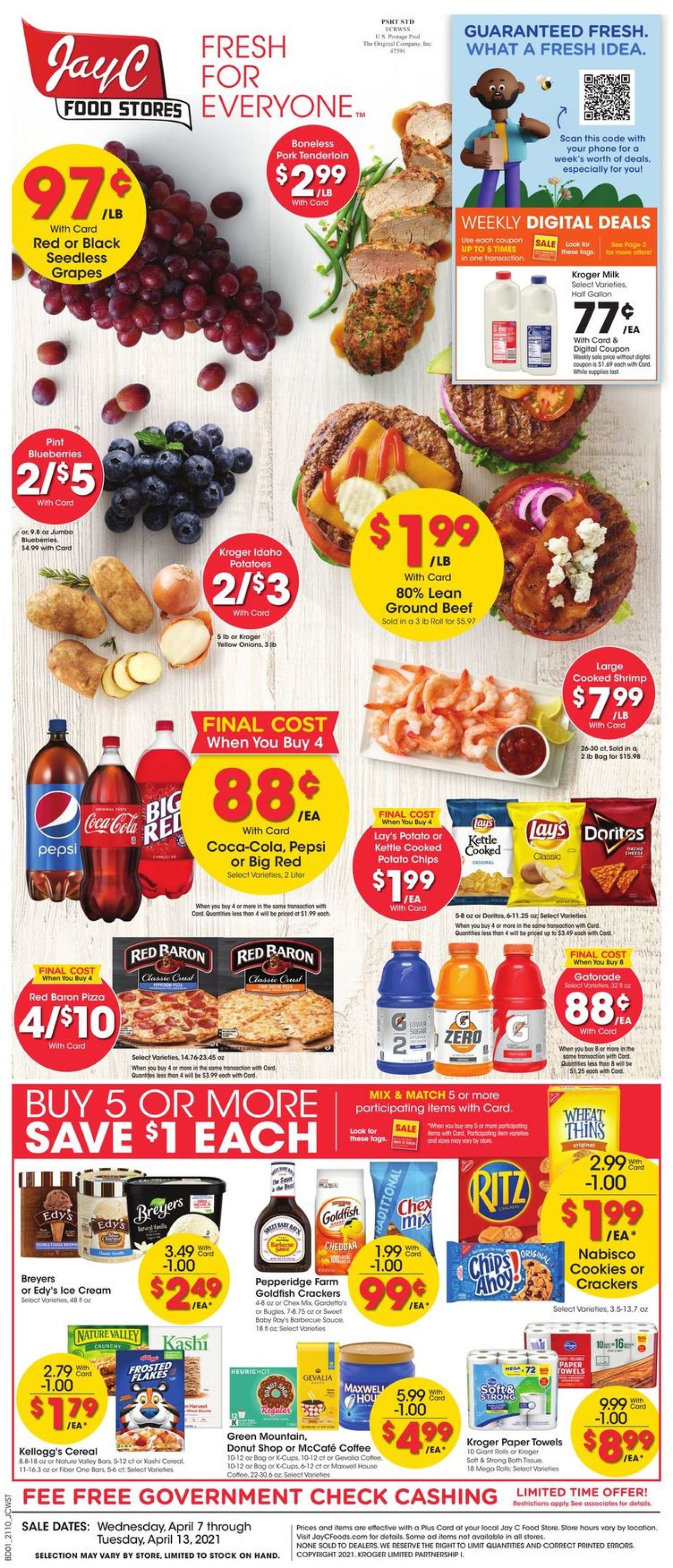 Catalogue Jay C Food Stores from 04/07/2021